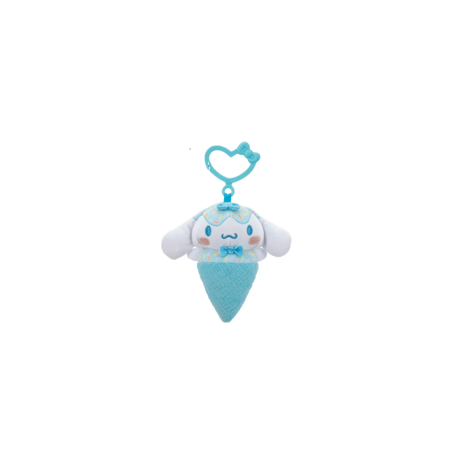 Sanrio Clip on Cinnamoroll Plush Figure (Ice Cream Cone)