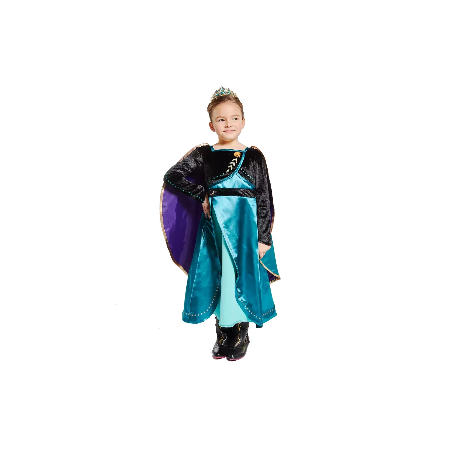 Costume d'Anna de la reine des neiges 2 de Disney, taille 5/6 ans