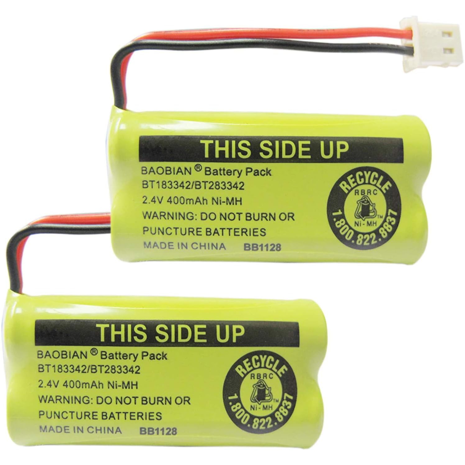 2.4V 400mAh Cordless Home Phone y BT162342 BT-162342 BT166342 BT-166342 BT266342 BT-266342 BT183342 Rechargeable Battery Batteries Replacement Ni-MH AAA for Panasonic 1.2V 550mAh