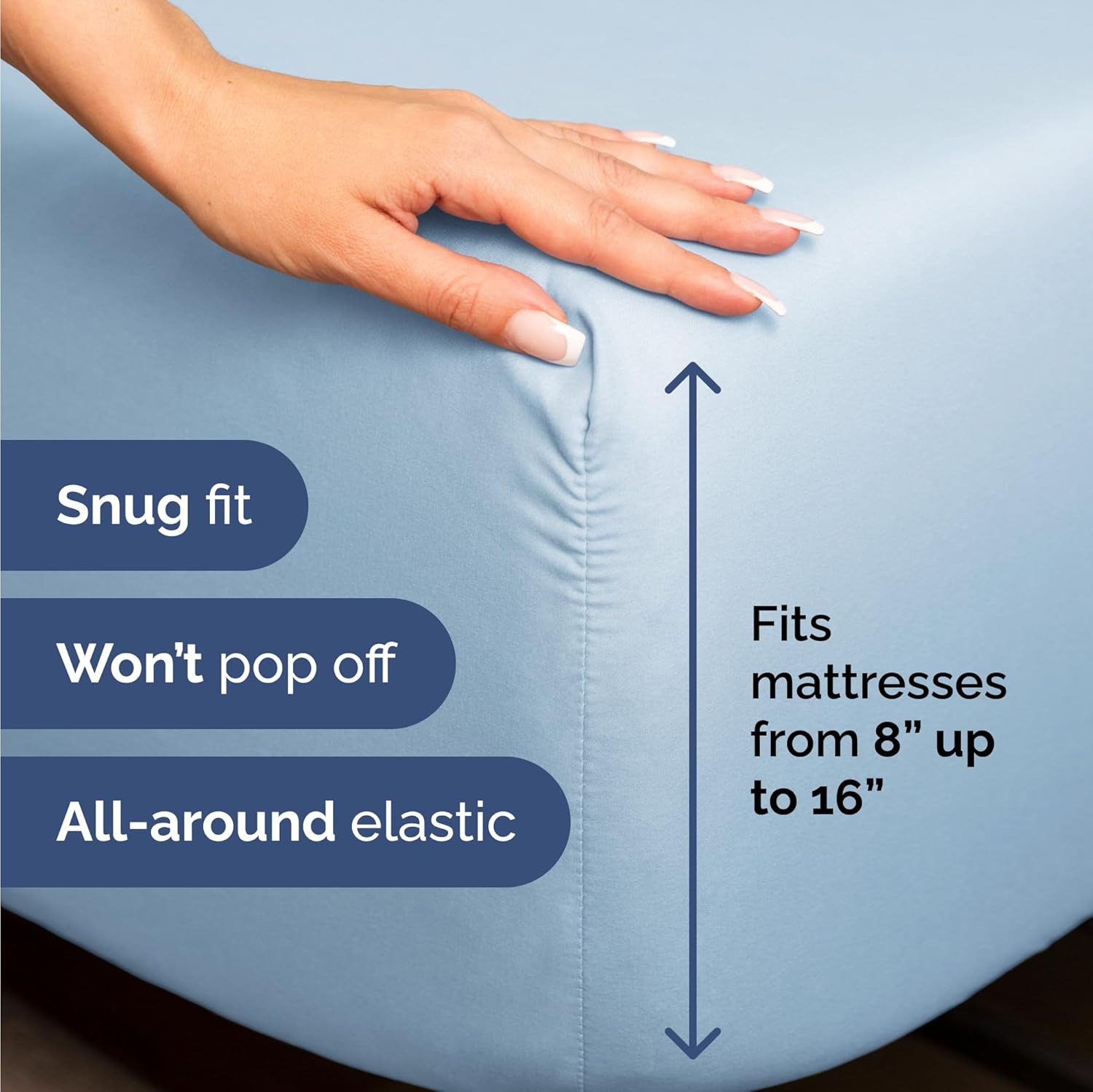 Twin Size 3 Piece Sheet Set - Comfy Breathable & Cooling Sheets - Hotel Luxury Bed Sheets - Deep Pockets, Easy-Fit, Soft & Wrinkle Free Sheets -