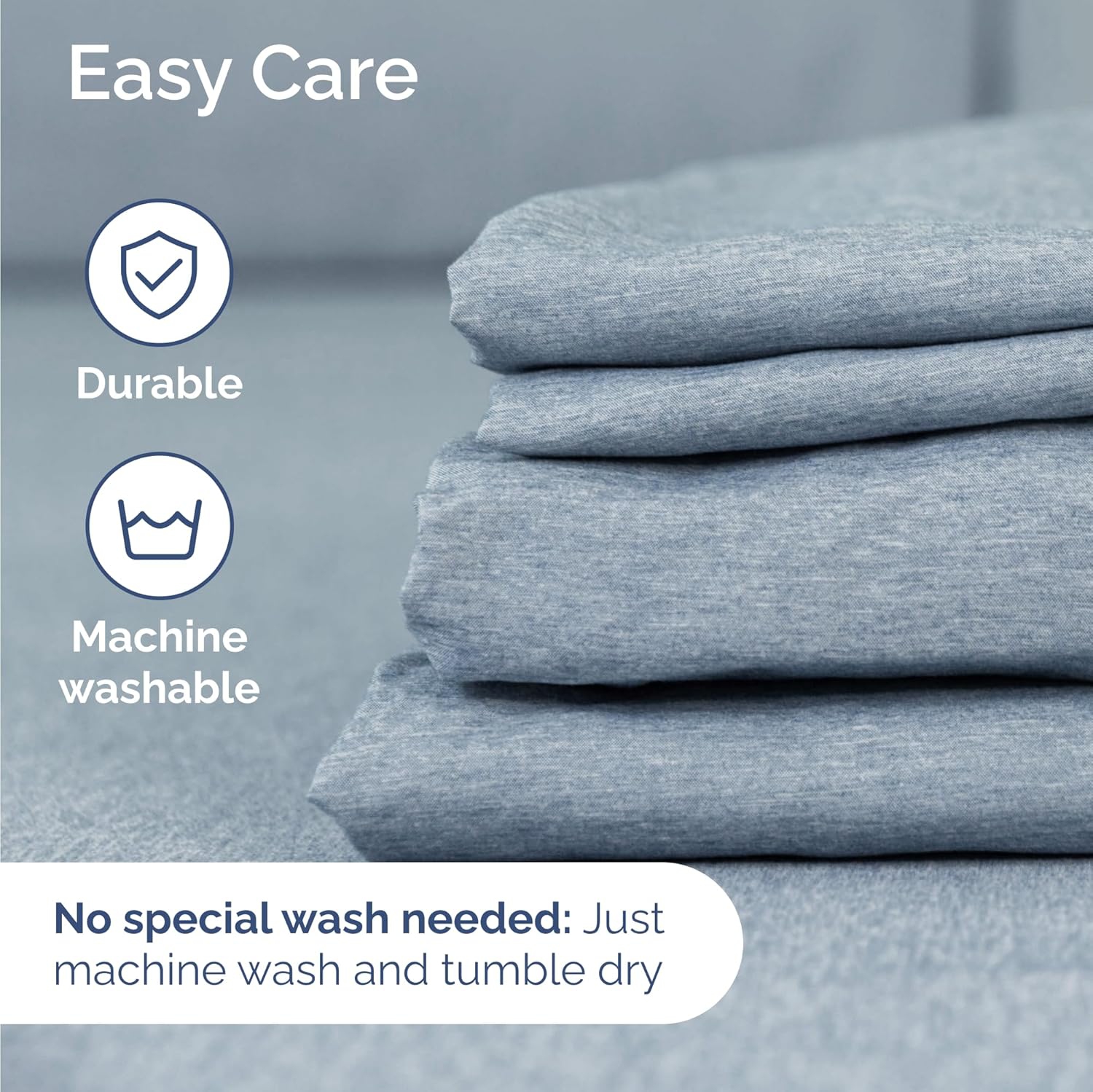 Twin Size 3 Piece Sheet Set - Comfy Breathable & Cooling Sheets - Hotel Luxury Bed Sheets-Deep Pockets, Easy-Fit, Soft & Wrinkle Free Sheets -