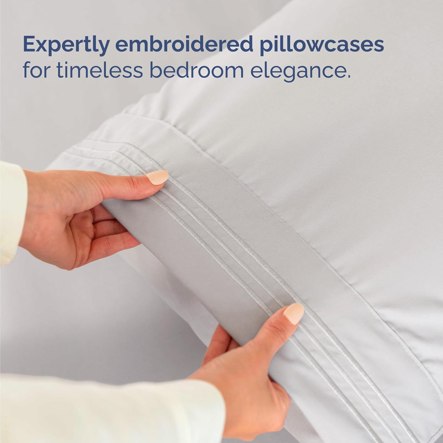 Full Size 4 Piece Sheet Set - Comfy Breathable & Cooling Sheets - Hotel Luxury Bed Sheets - Deep Pockets, Easy-Fit, Soft & Wrinkle Free Sheets -