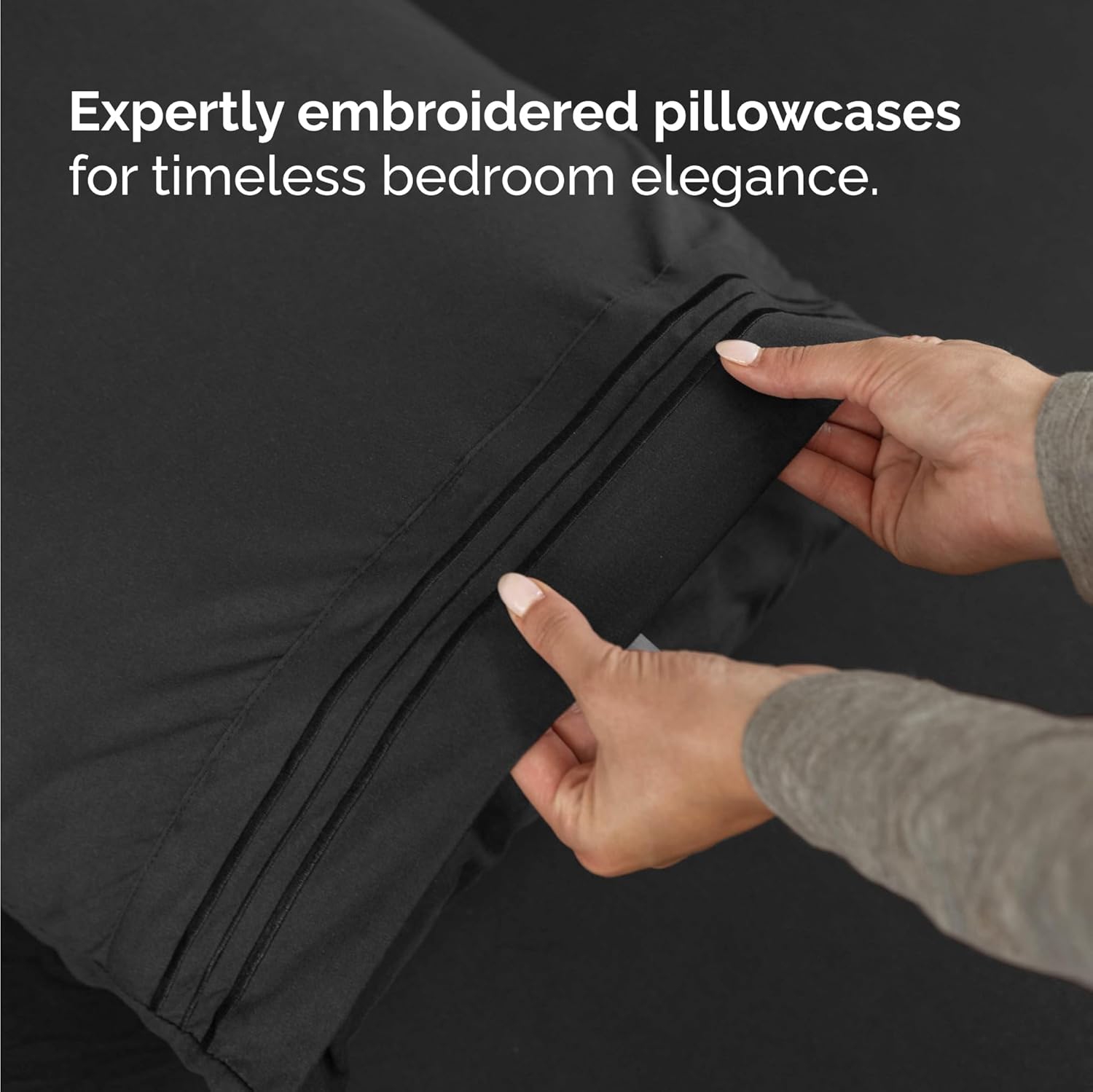 Full Size 4 Piece Sheet Set - Comfy Breathable & Cooling Sheets - Hotel Luxury Bed Sheets - Deep Pockets, Easy-Fit, Extra Soft & Wrinkle Free Sheets