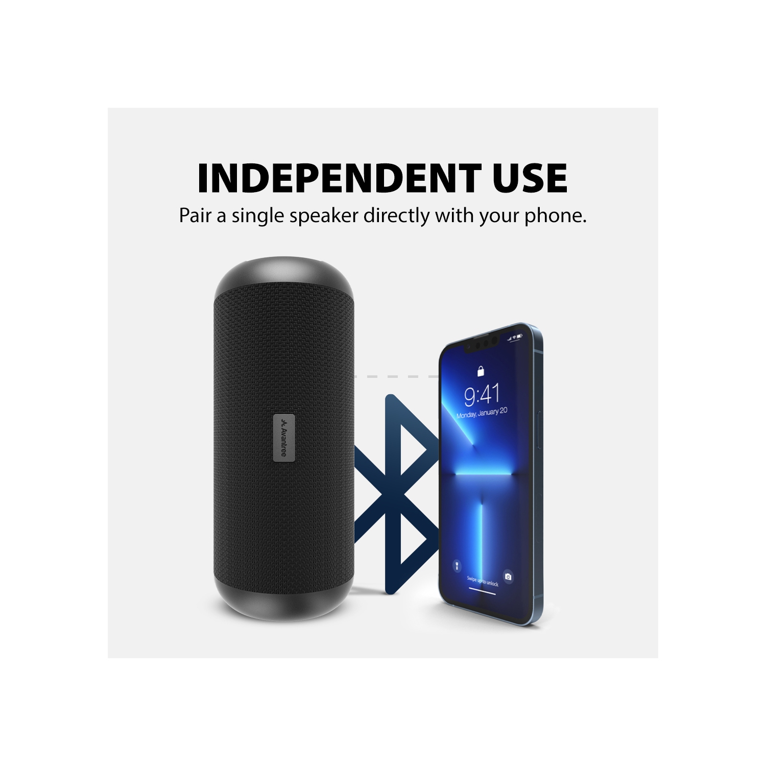 Avantree Harmony 2 - [Bluetooth Version] Advanced Multi-Room Wireless Stereo Speakers System with Bluetooth & Wired Input Options