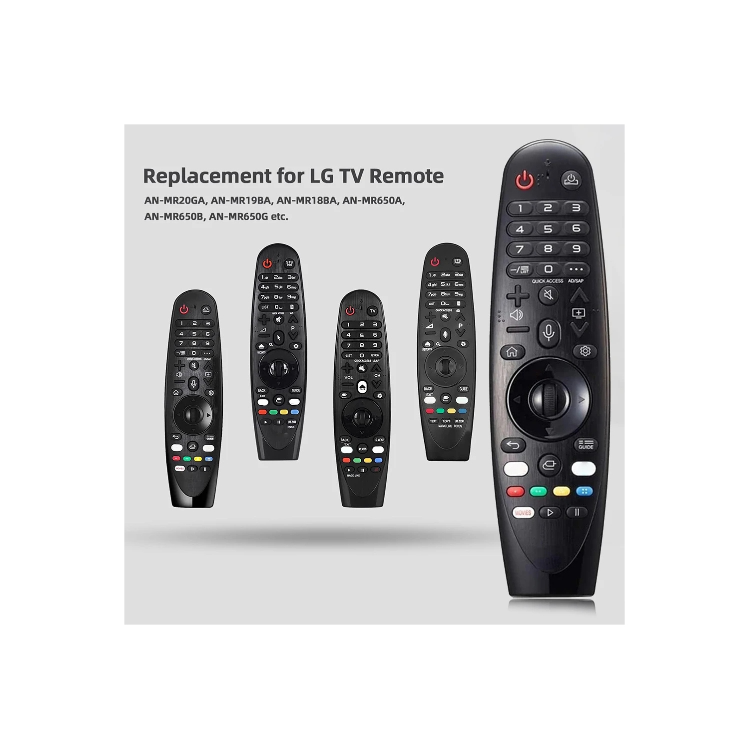 Magic Voice TV Remote AKB75855501 AN-MR20GA for OLED UHD QNED NanoCell 4K 8K Magic Voice Remote for Smart TV AN-MR20GA MR19BA