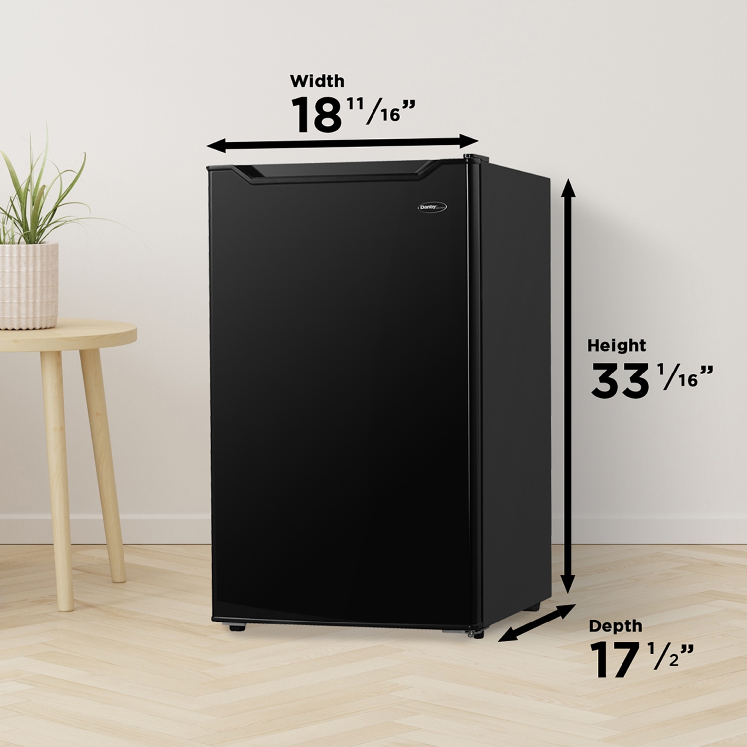Danby DAR032B2BM 3.2 cu. ft. Compact Fridge in Black