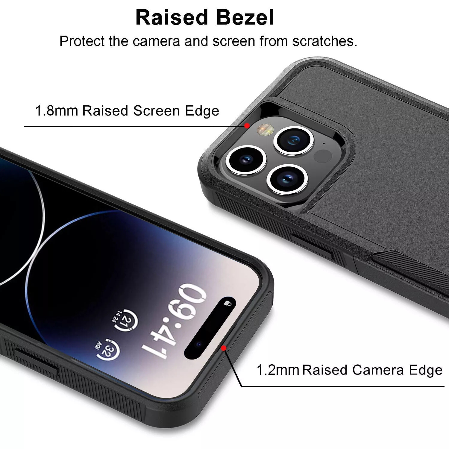 [CS] Étui rigide renforcé à deux couches en caoutchouc pour iPhone 16 Pro, violet