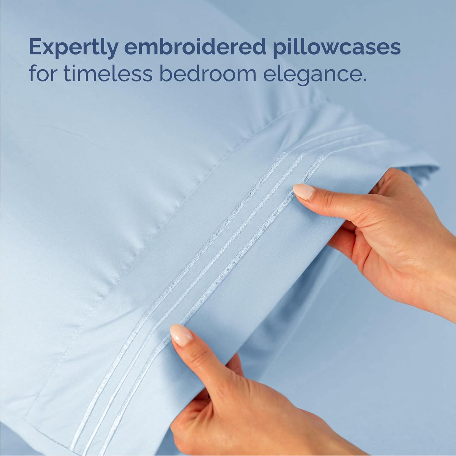 King Size 4 Piece Sheet Set-Comfy Breathable & Cooling Sheets - Hotel Luxury Bed Sheets Deep Pockets, Easy-Fit, Extra Soft & Wrinkle Free Sheets -