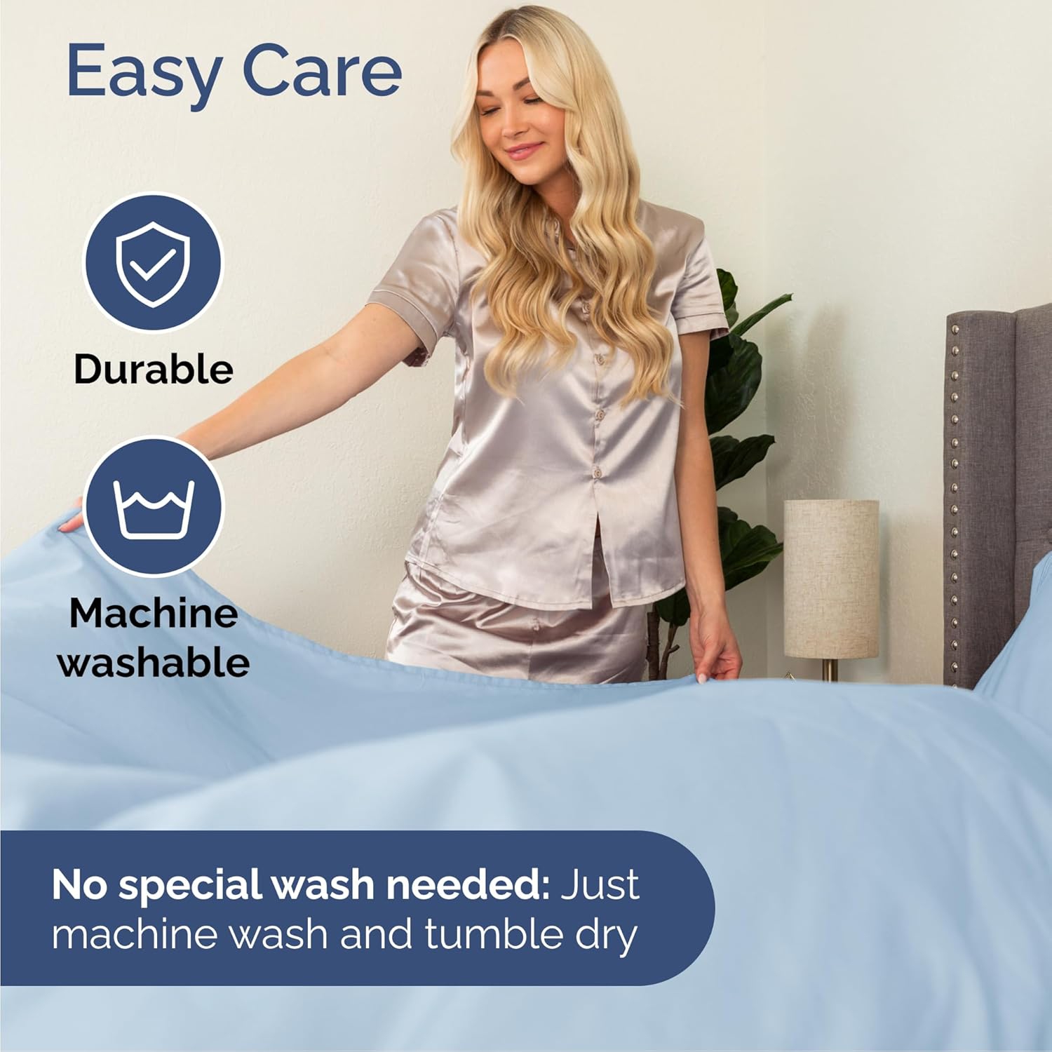 King Size 4 Piece Sheet Set-Comfy Breathable & Cooling Sheets - Hotel Luxury Bed Sheets Deep Pockets, Easy-Fit, Extra Soft & Wrinkle Free Sheets -