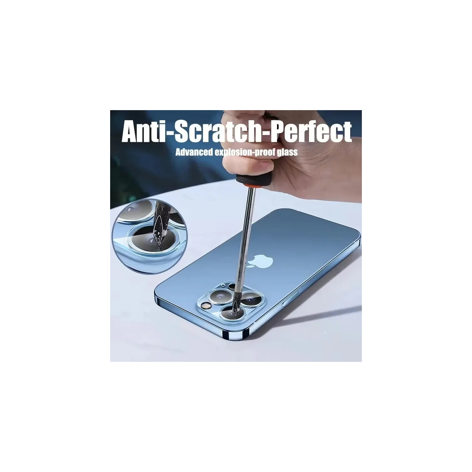 2 Pack Camera Lens Protector Compatible with iPhone 16 Pro 9H Tempered Glass Camera Protector, Scratch Resistant, Case Friendly Lens Cover Camera