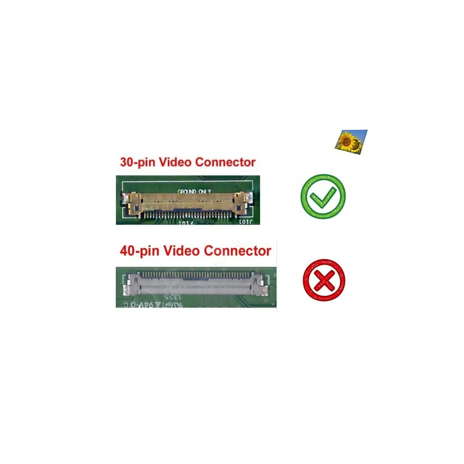 LIXSUNTEK New Screen Replacement for NT156WHM-N32 V8.0 V8.1 V8.2 HD 1366x768 30pin LCD LED Display