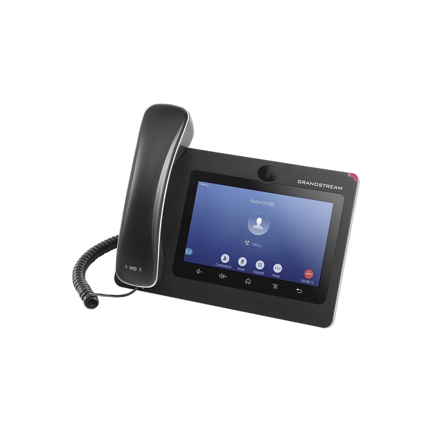 GRANDSTREAM - GXV3370 VoIP SIP Video Telephone, Integrated Camera, 2 x Gigabit Ethernet, 16 x