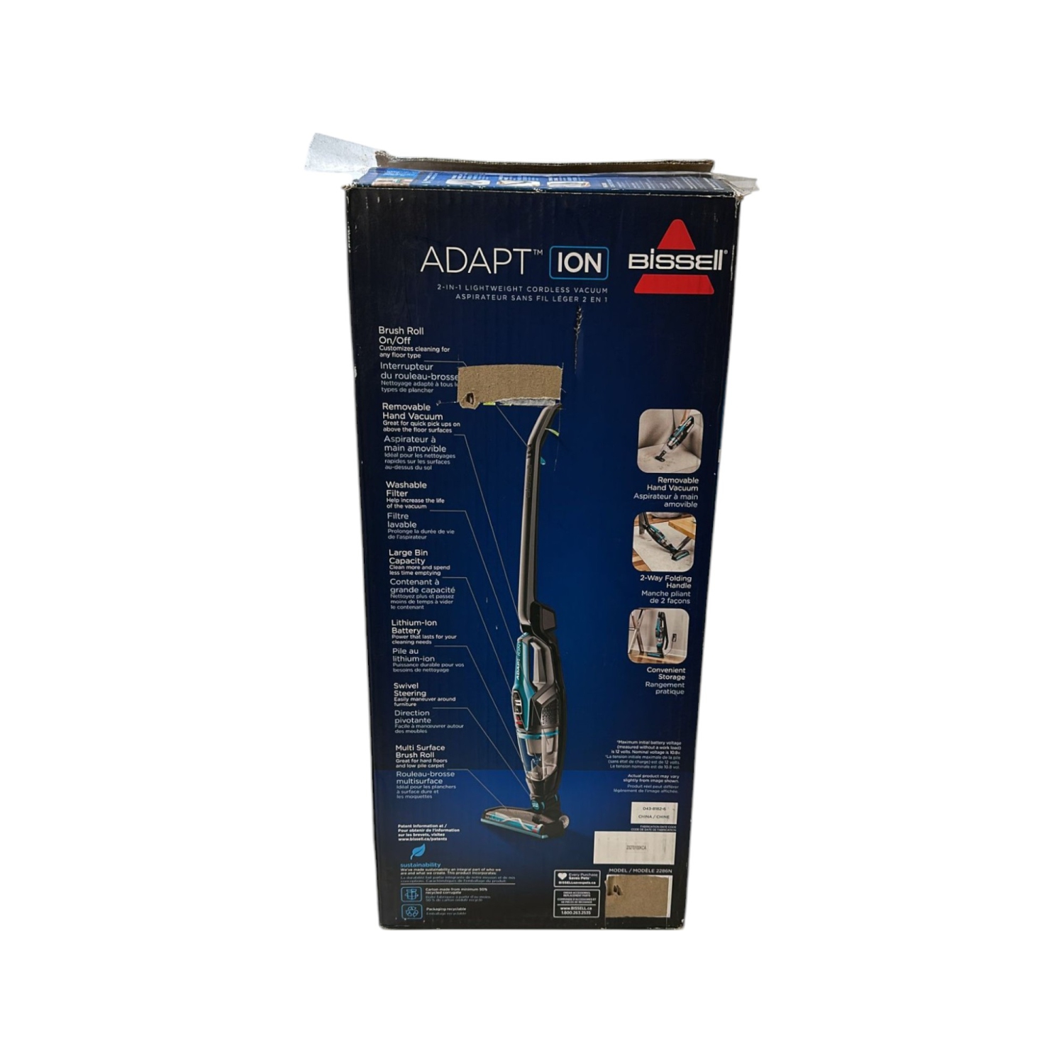 Refurbished - Bissell 2286N Adapt™ Ion Stick Vacuum