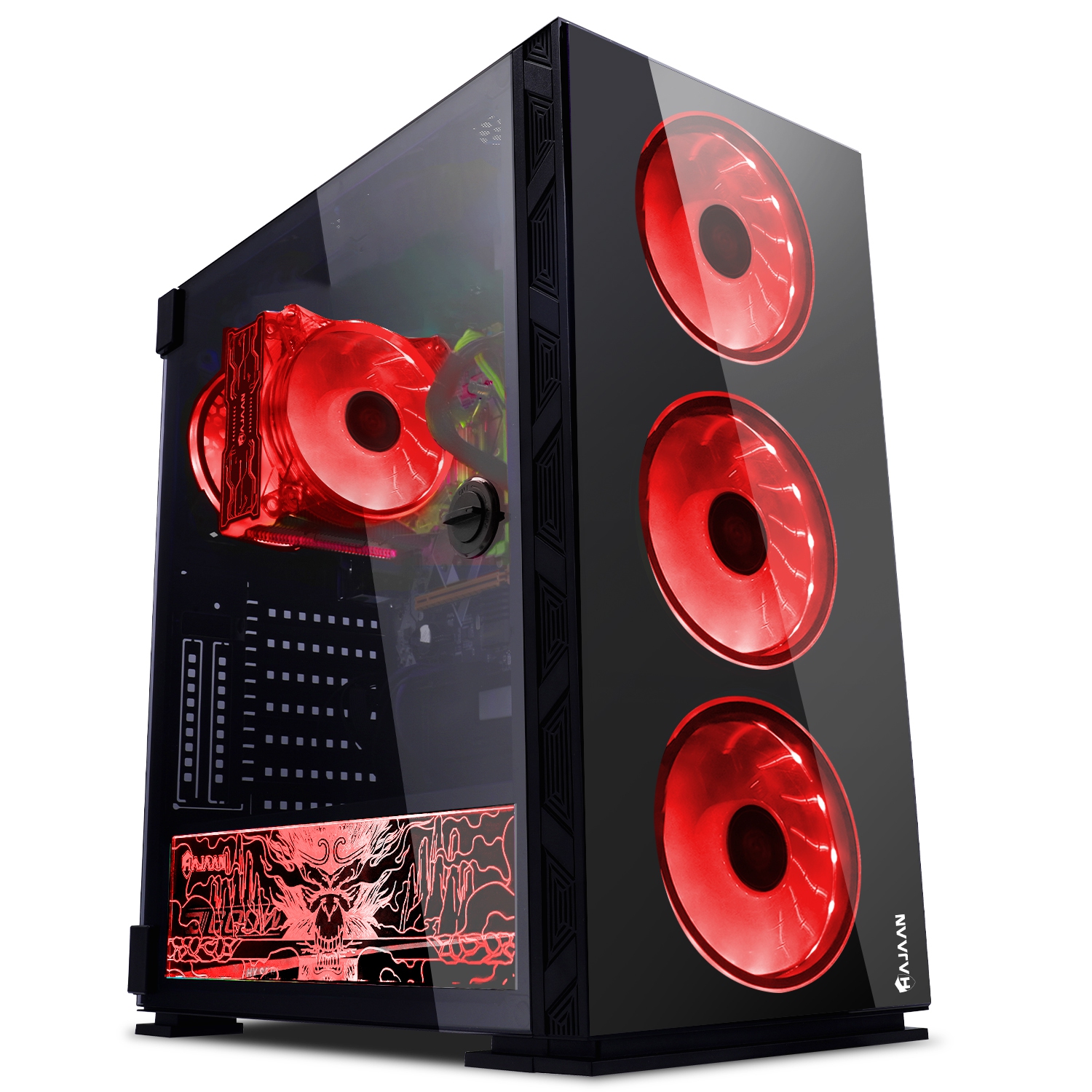 HAJAAN BREEZE PRO Gaming PC RGB Desktop, Intel Core i9-11900KF Processor up to 5.30 GHz, GeForce RTX 3050 6GB GDDR6, 32GB DDR4 3200 MHz, 2TB NVMe M.2 SSD, WiFi, Windows 11 Pro