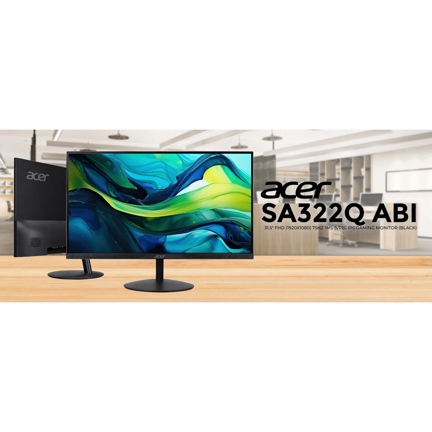 Acer 31.5" FHD 1ms VRB AMD Free-Sync IPS Gaming Monitor - Open Box w/ 2 Years Warranty