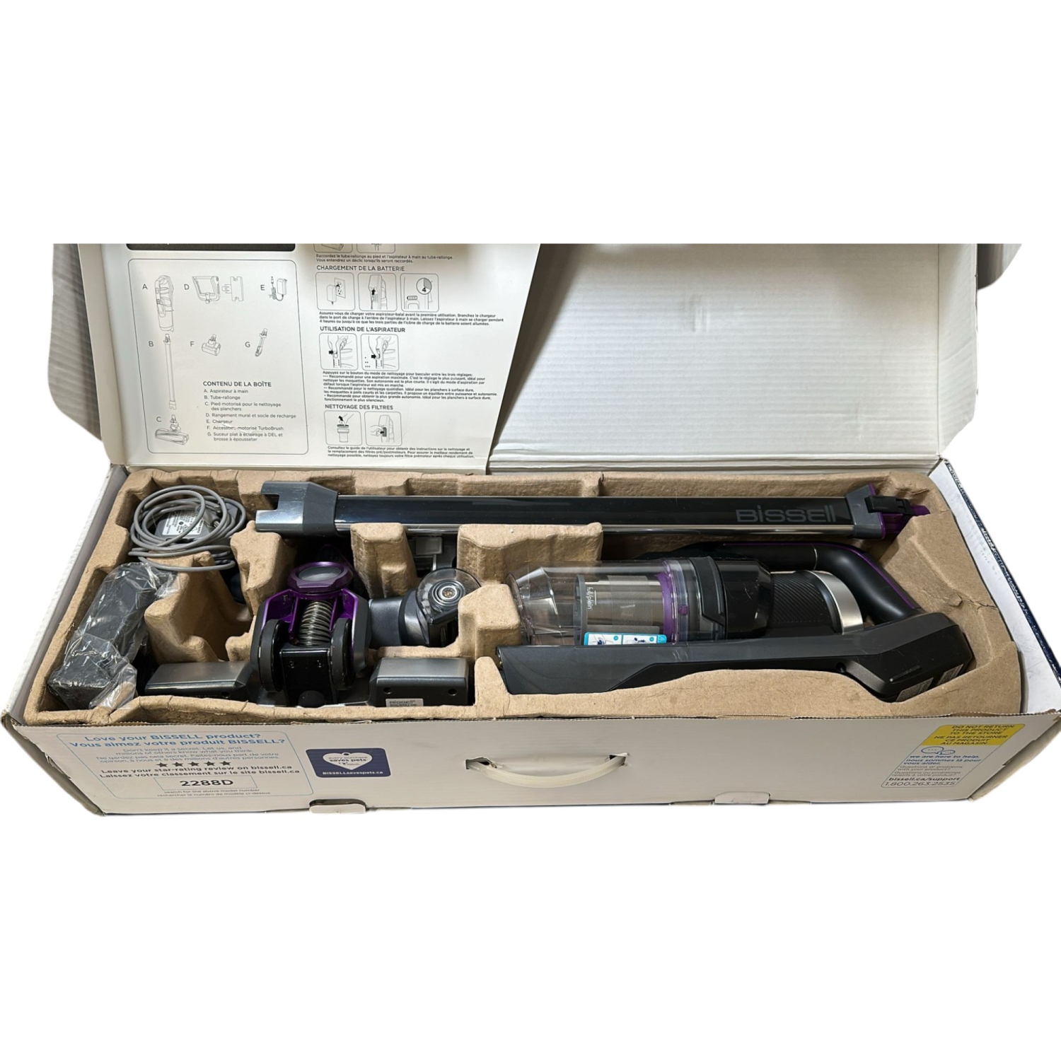 Refurbished - BISSELL® 2288D ICONPET™ Cordless Vacuum