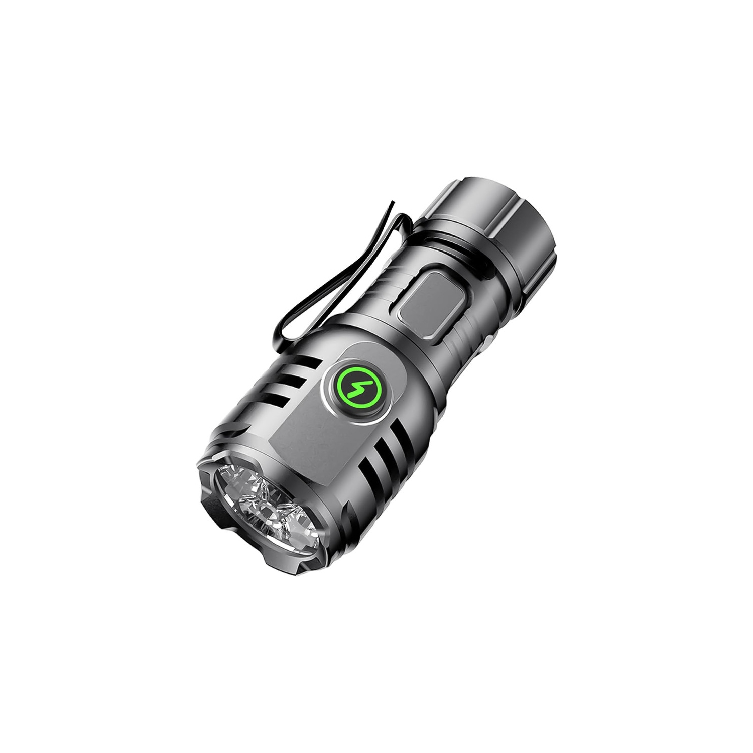 YOULIGHTS Rechargeable Flashlight Mini LED Handheld Torch, 7 Modes, 4 LED Light Beads, IPX6 Waterproof Pocket Small Flashlight for Camping, Dog