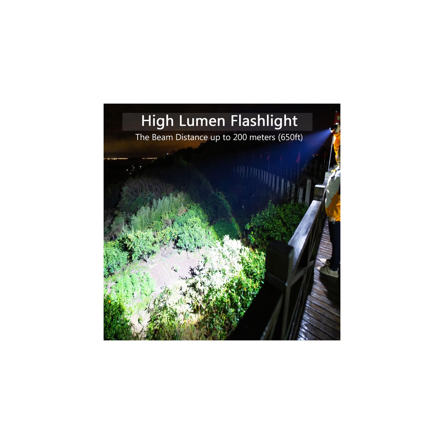 YOULIGHTS 3pack LED Flashlights, Tactical Flashlight, 5 Modes, Zoomable, Waterproof, Adjustable Brightness Flash Light for Camping, Everyday, Hiking,