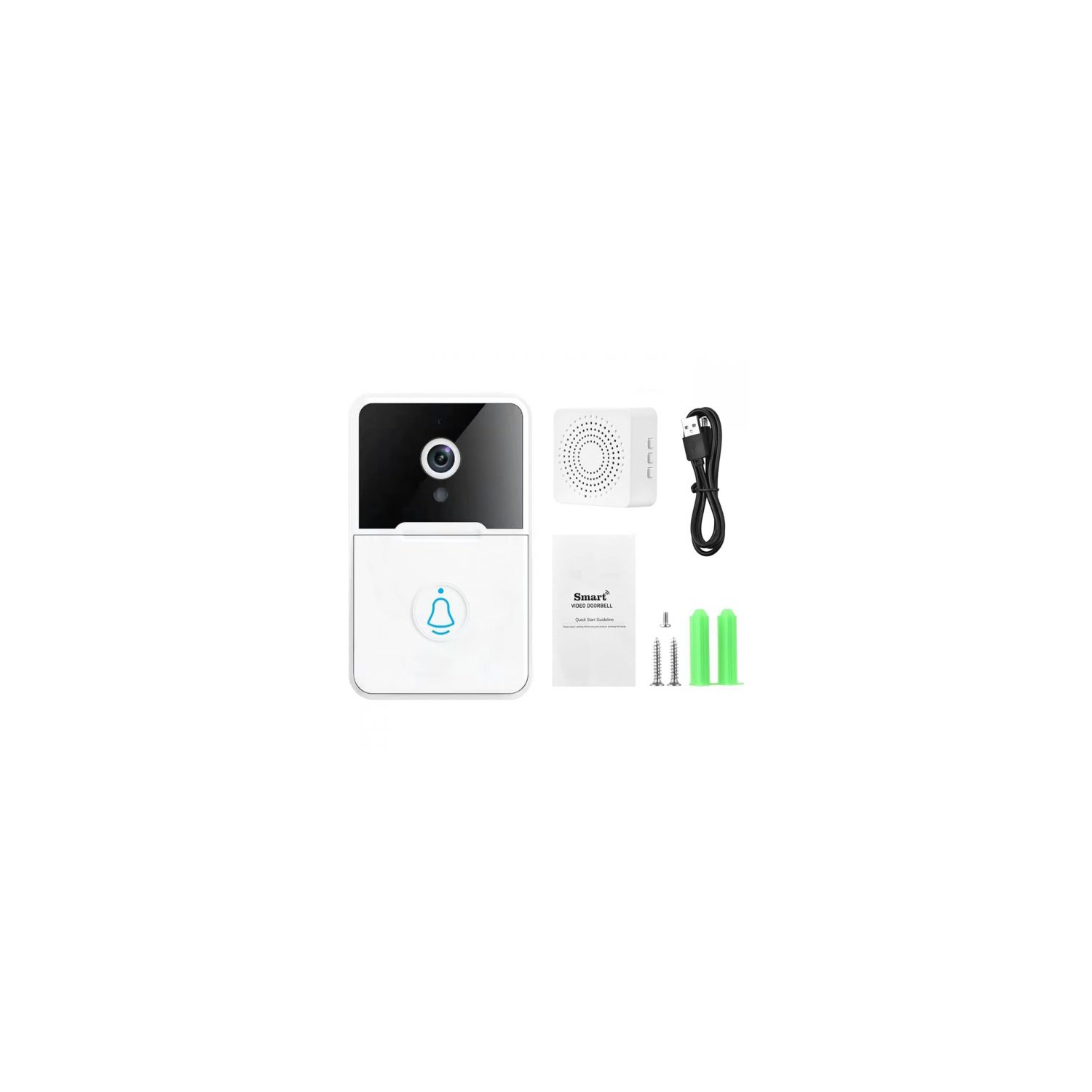 Wireless Security WiFi Smart Doorbell Intercom Video Camera Bell Chime Door Ring