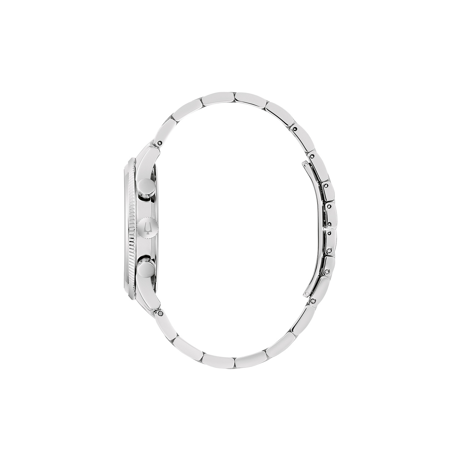 Bulova Mens Quartz Watch 42mm Silver-Tone Stainless Steel Case and Bracelet with Silver-White Dial