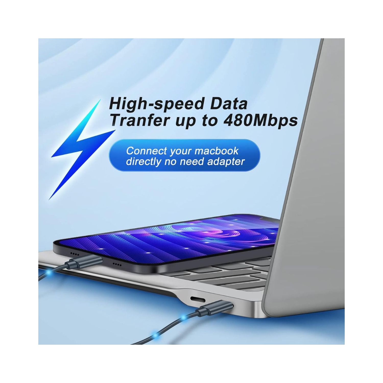 USB C Adapter OTG Cable Kit, Multi Charging Cable Case Convertor USB C Device/Type C/Micro/USB A Adapter, Data Transfer Contains Card Slot for