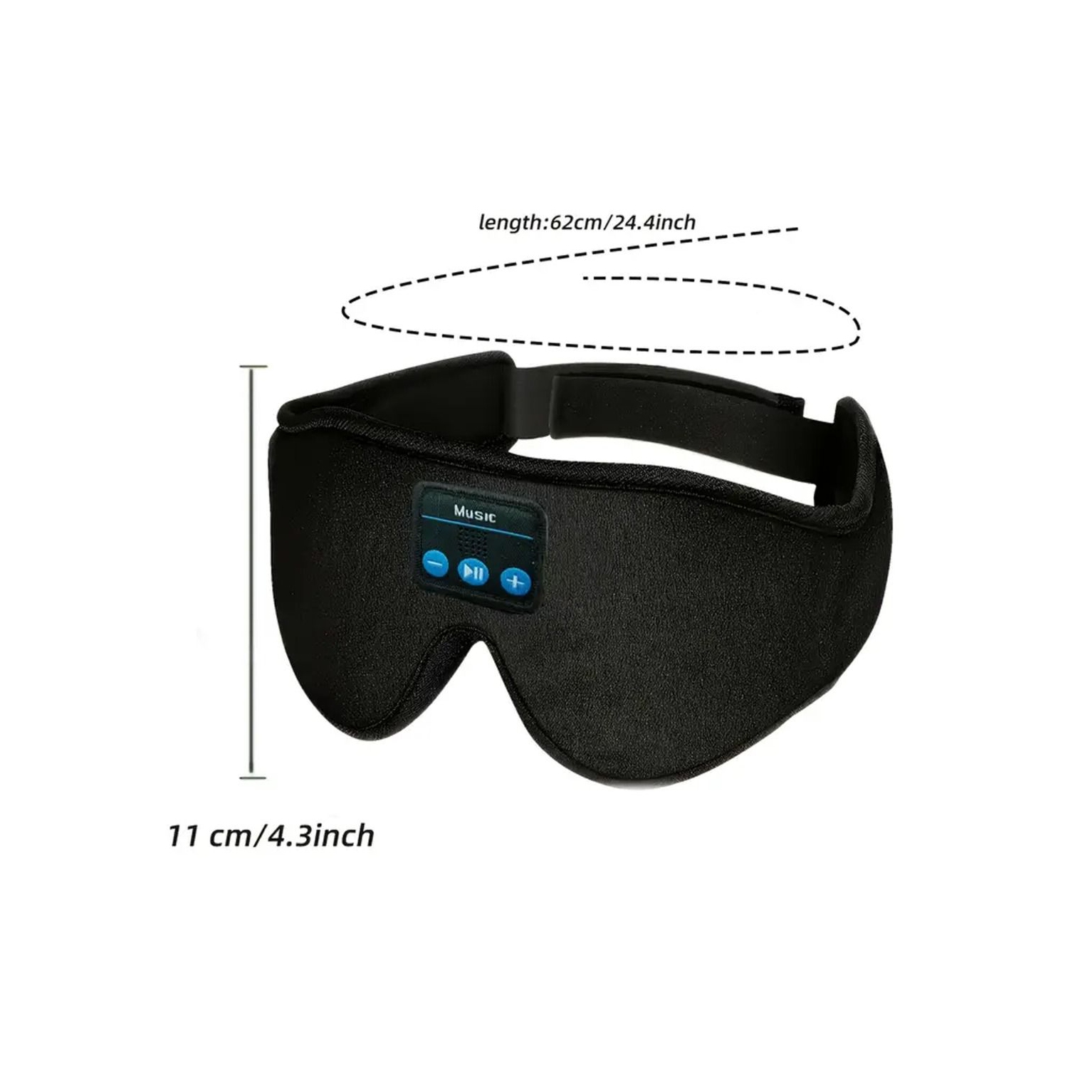 "3D Sleeping Mask with Bluetooth Headphones – Ultimate Comfort for Restful Sleep!"