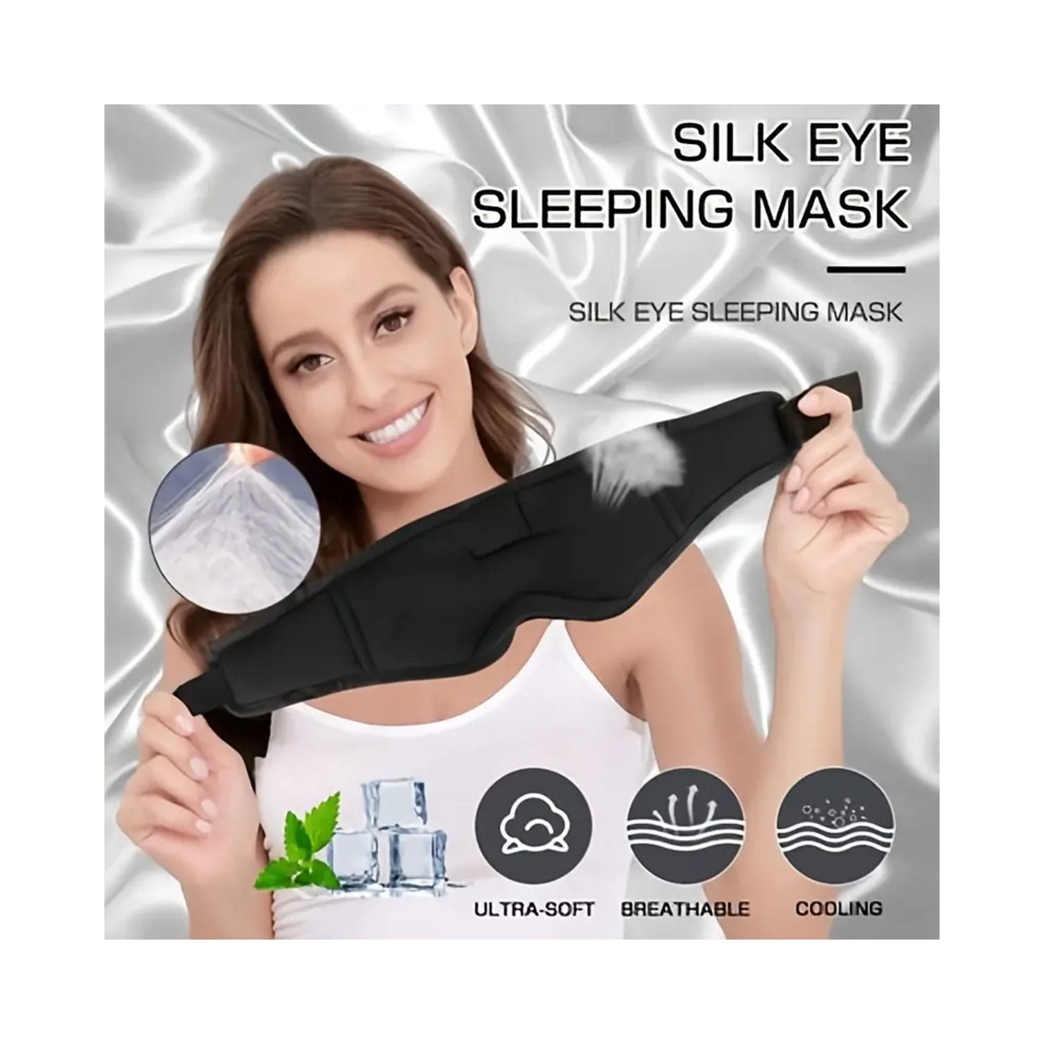 "3D Sleeping Mask with Bluetooth Headphones – Ultimate Comfort for Restful Sleep!"