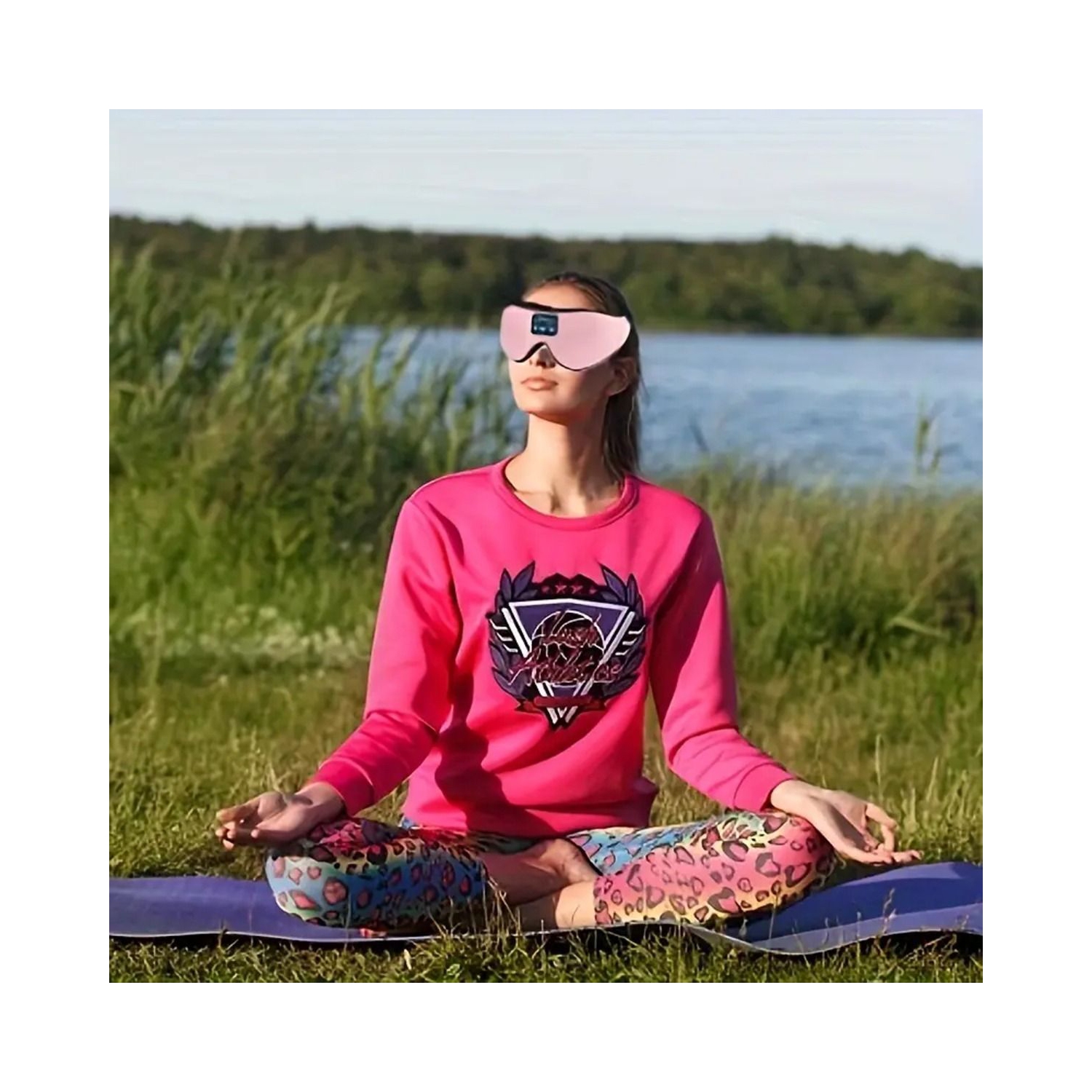 "3D Sleeping Mask with Bluetooth Headphones – Ultimate Comfort for Restful Sleep!"