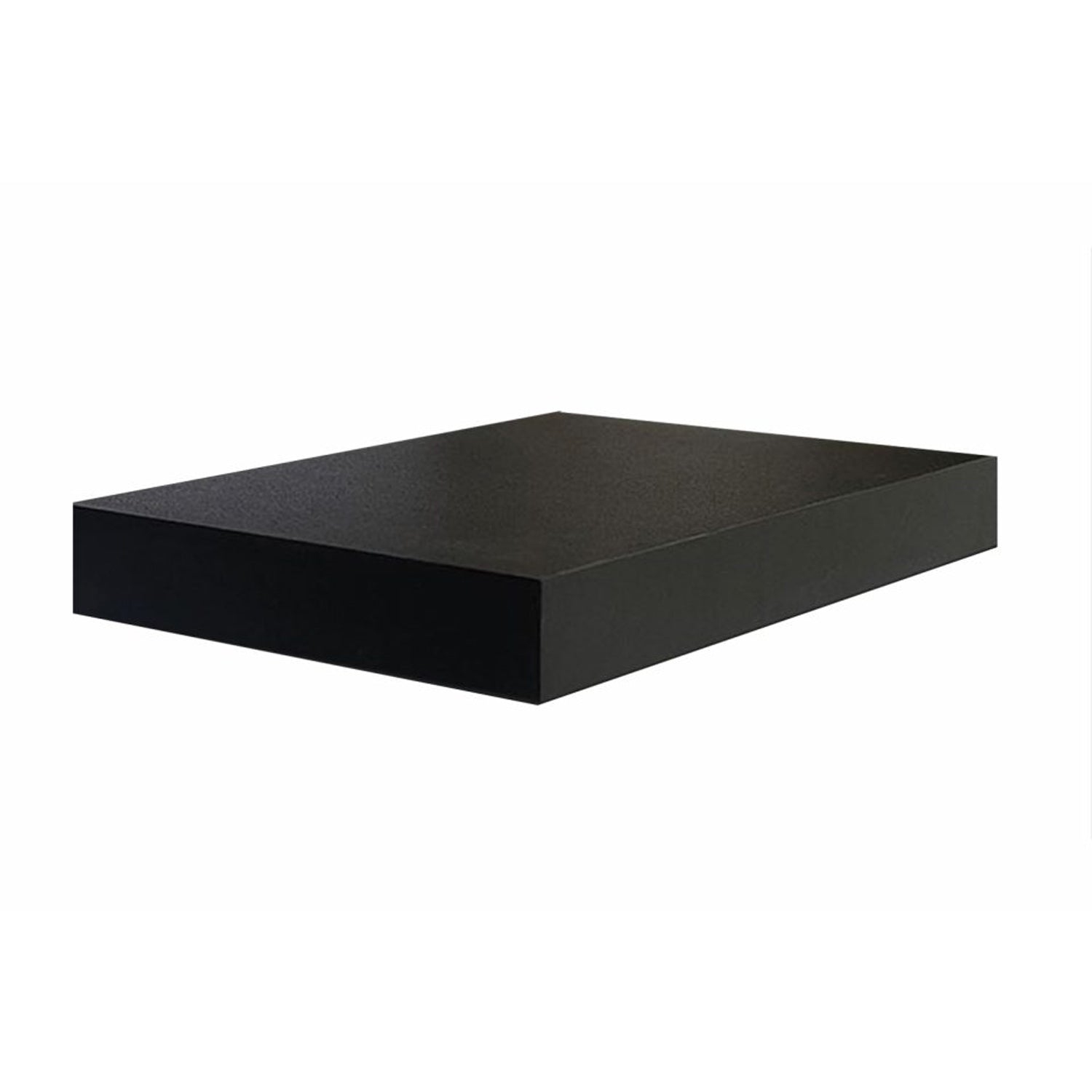 Jessar - Set of 3 Floating Wall Shelves, 15.75" x 9.25" x 1.5", Black