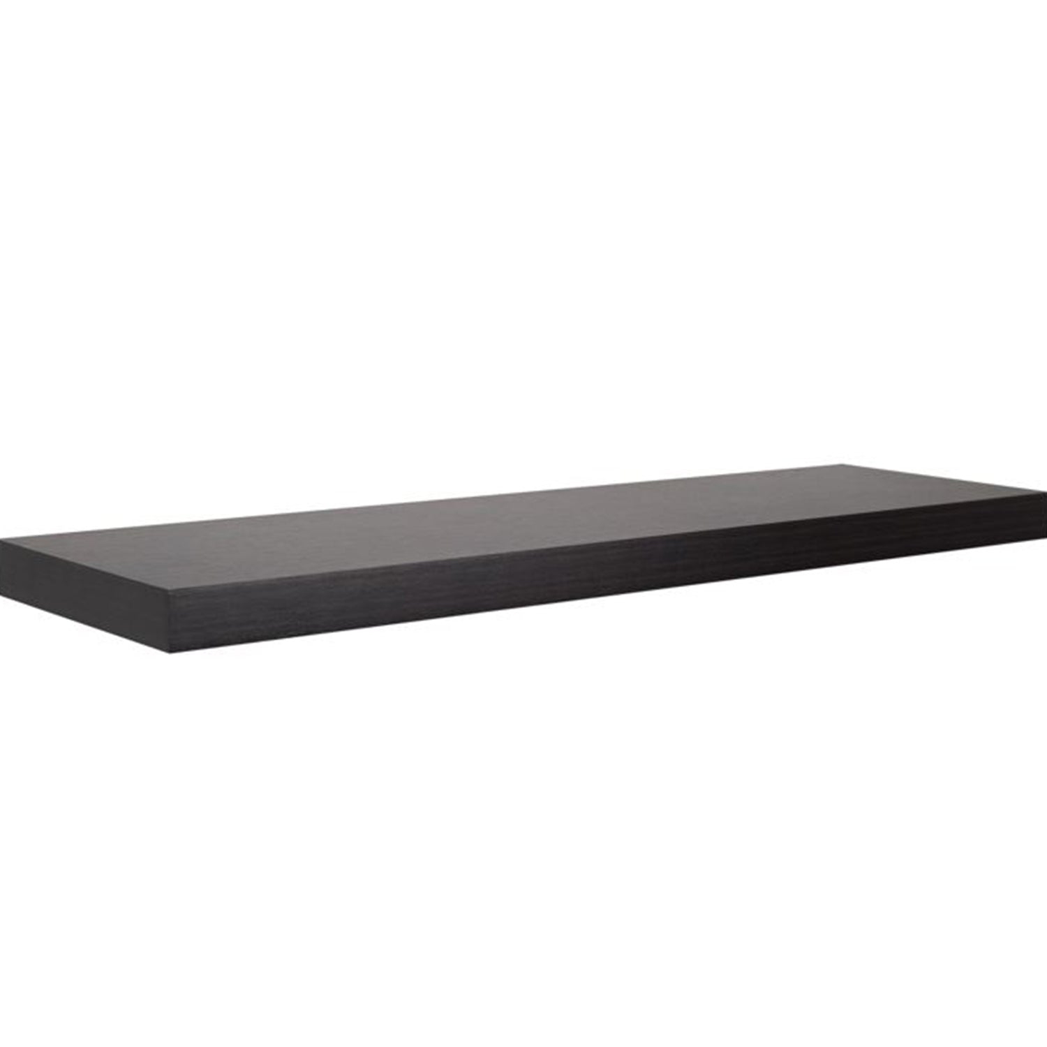 Jessar - Set of 3 Floating Wall Shelves, 31.5" x 9.25" x 1.5", Black