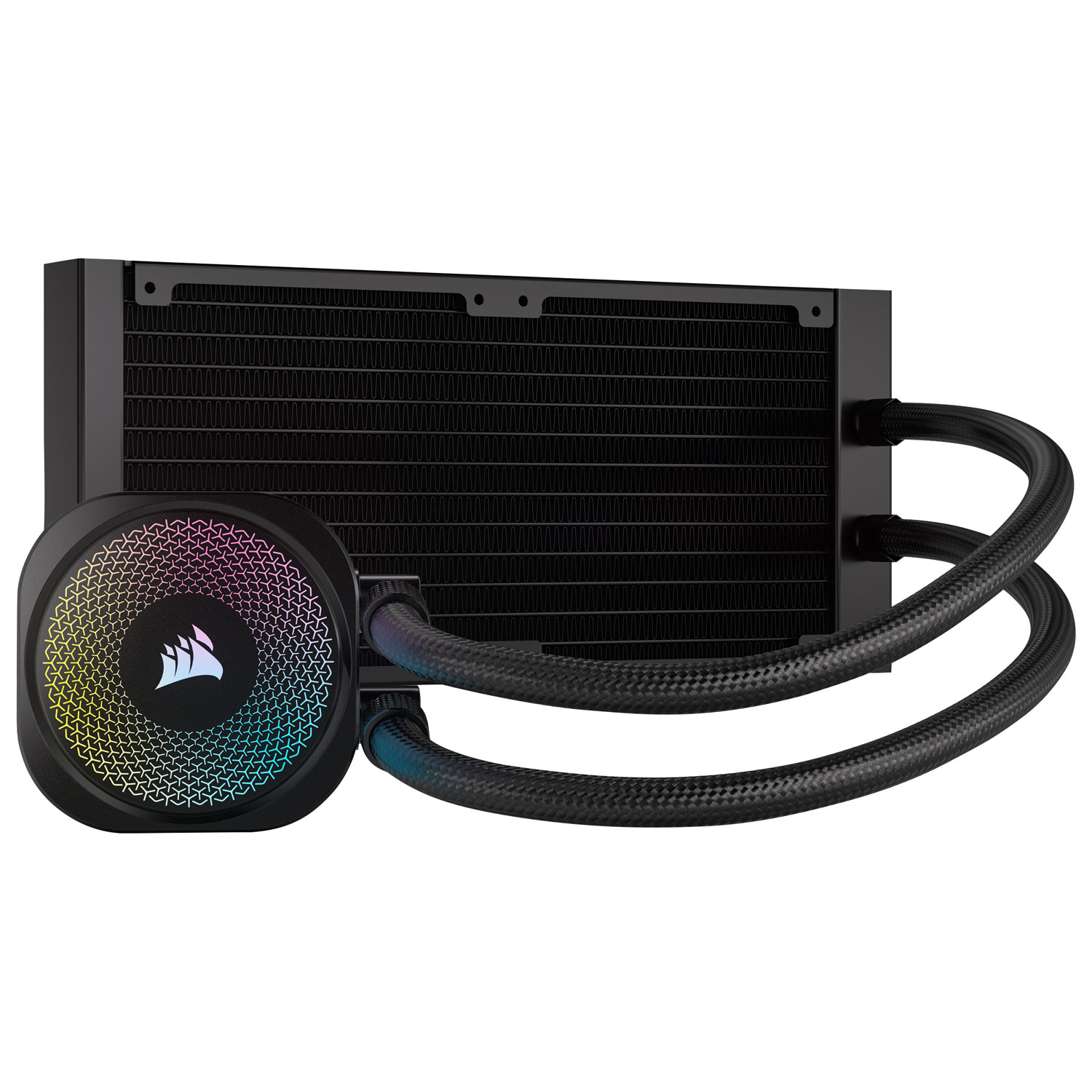 Système de refroidissement liquide de 240 mm RVB pour processeur iCUE LINK Titan RX de Corsair - Noir