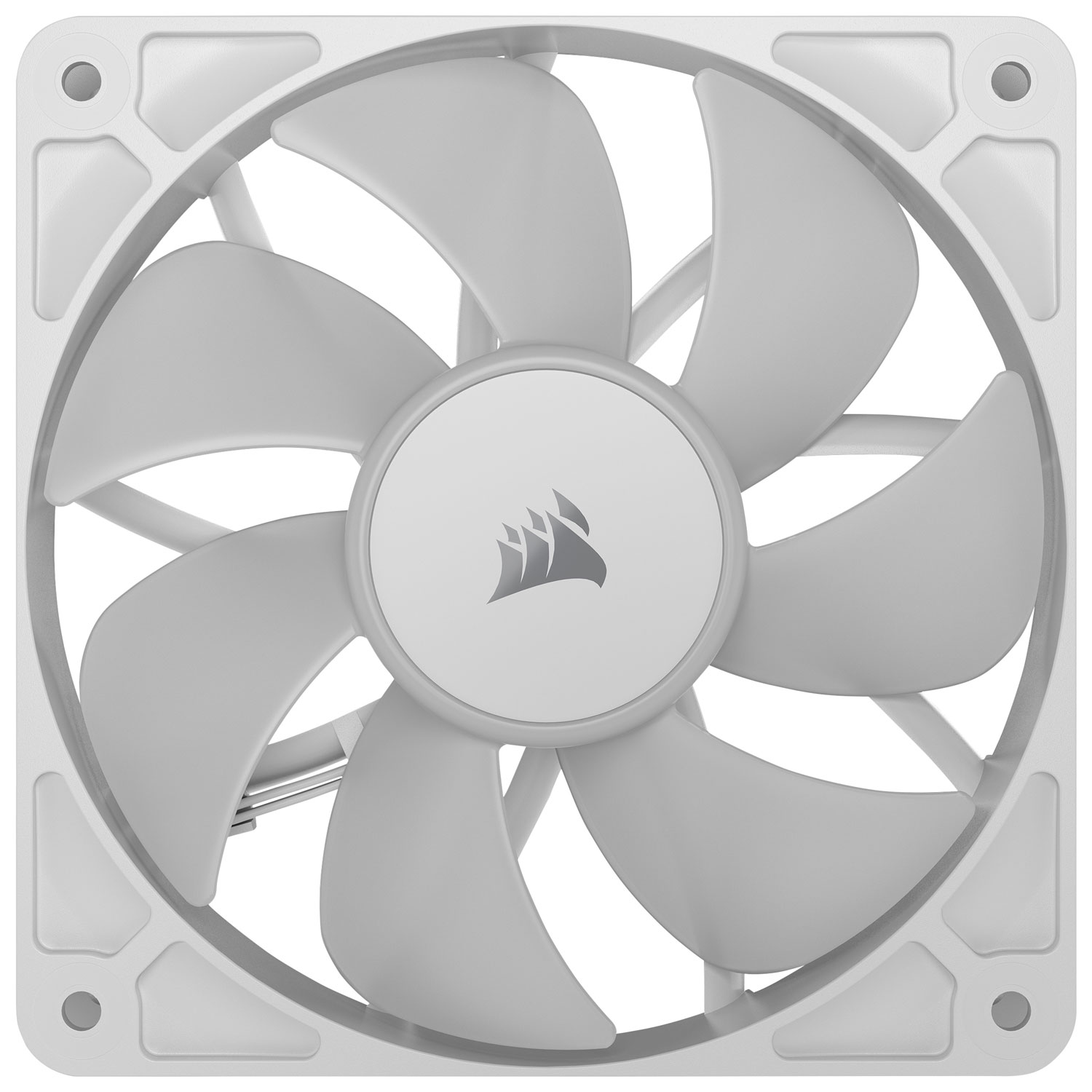 Ventilateur de boîtier PWM ARGB RX120 de 120 mm de Corsair - Blanc