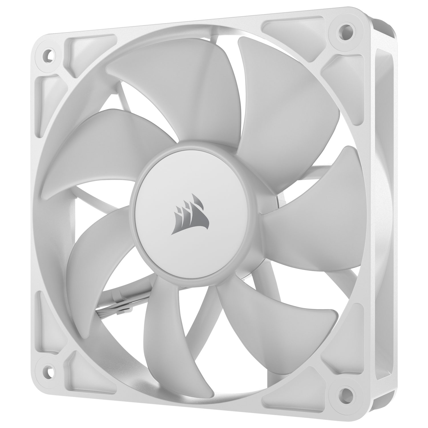 Ensemble de trois ventilateurs de 120 mm ARGB PWM RS120 de Corsair - Blanc