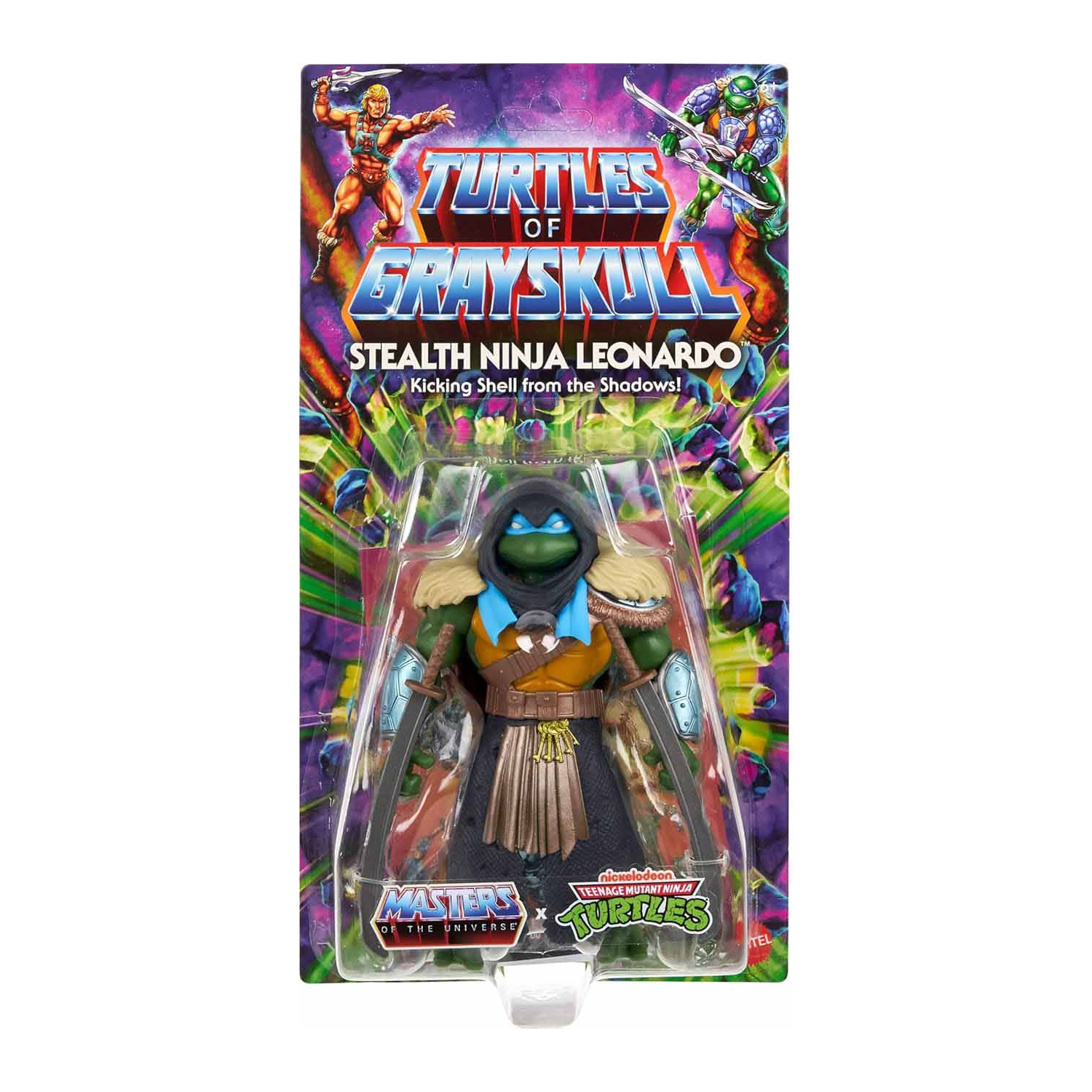 Masters Of The Universe Teenage Mutant Ninja Turtles 6" Figure Turtles Of Grayskull Wave 4 - Stealth Ninja Leonardo