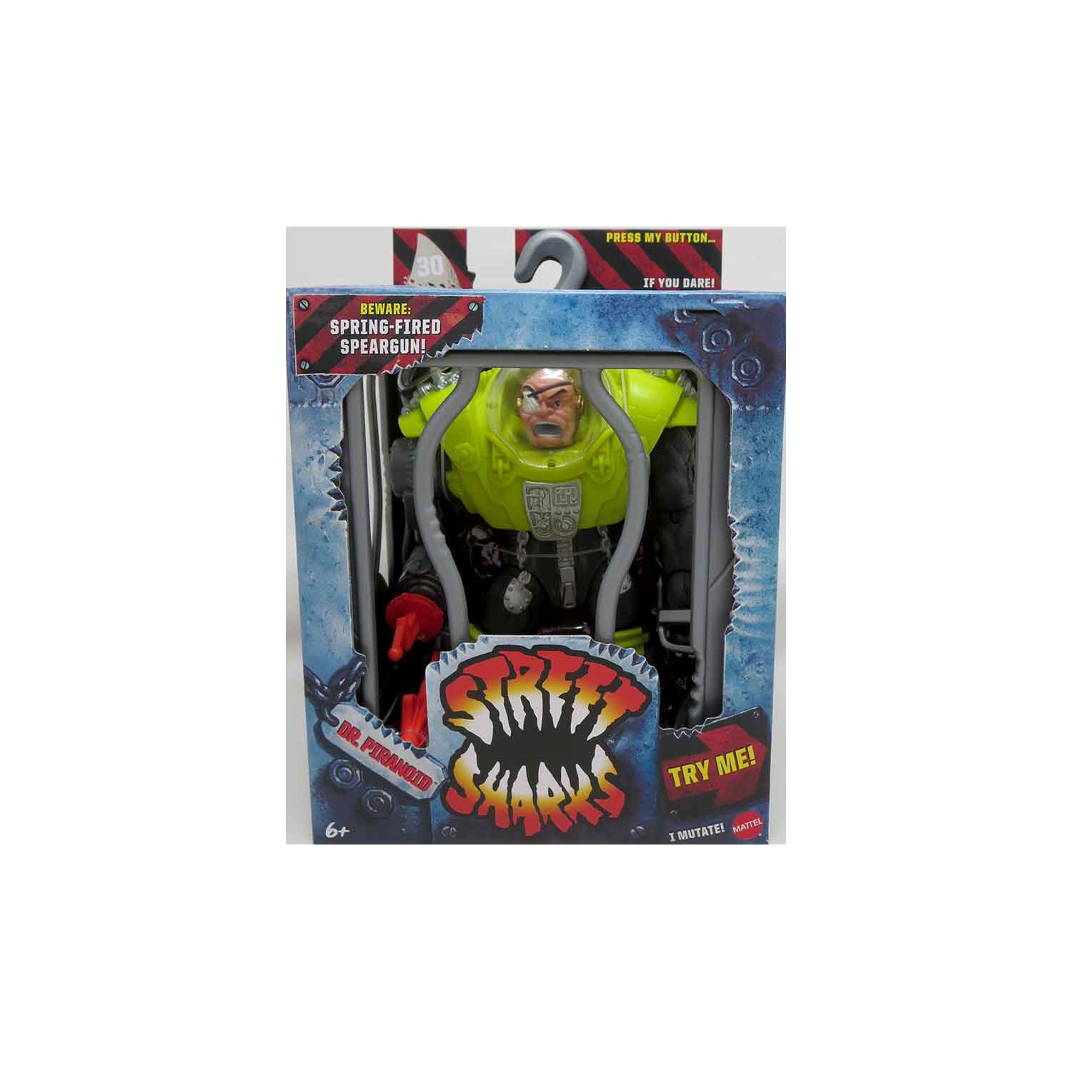 Street Sharks 30th Anniversary, figurine de 6 po - Dr. Piranoid