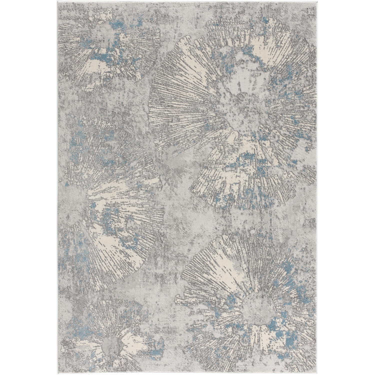 Rug Branch Zephira Contemporary Abstract Blue/Grey