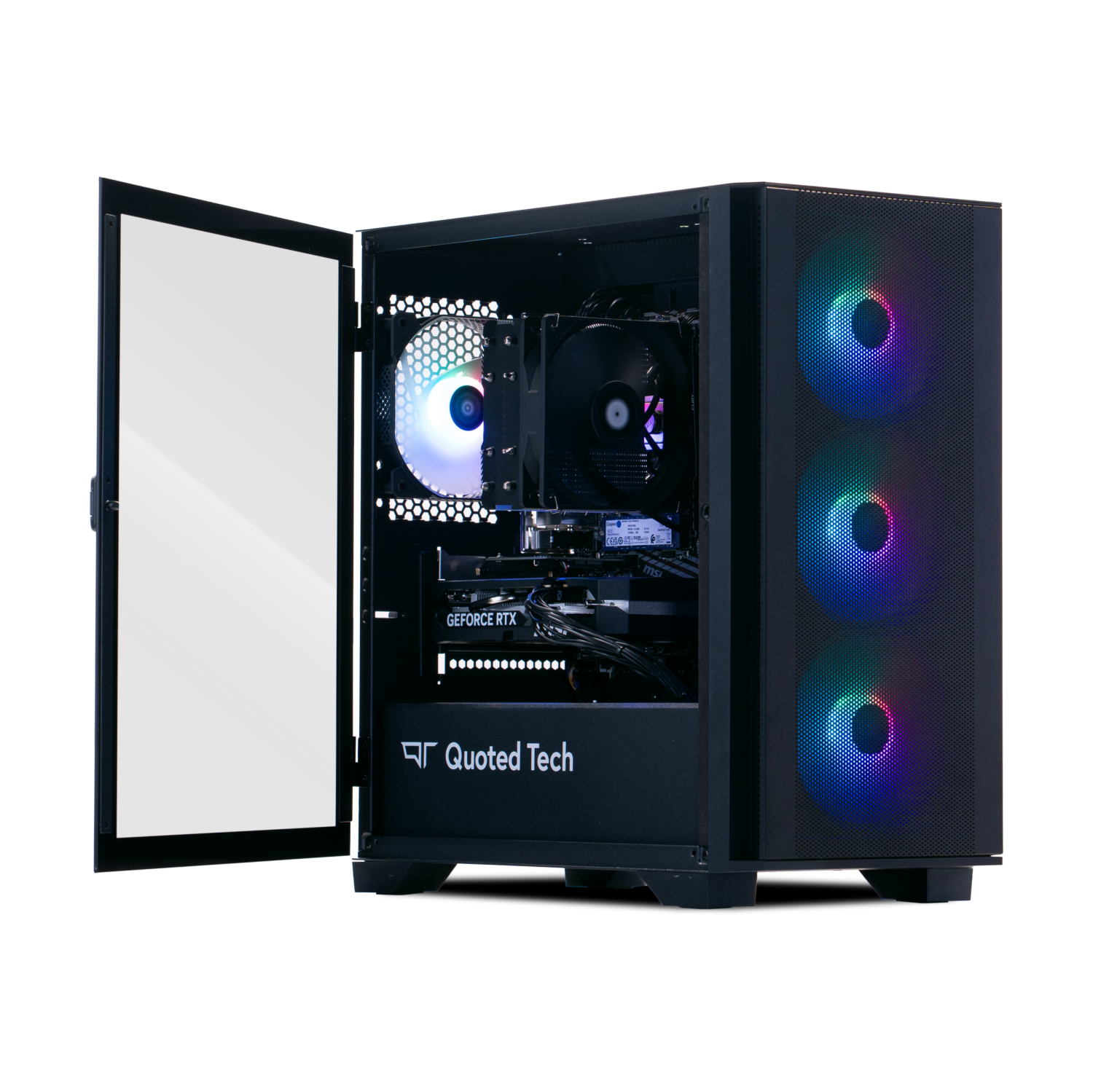 Quoted Tech Clarity Custom Gaming PC - Black