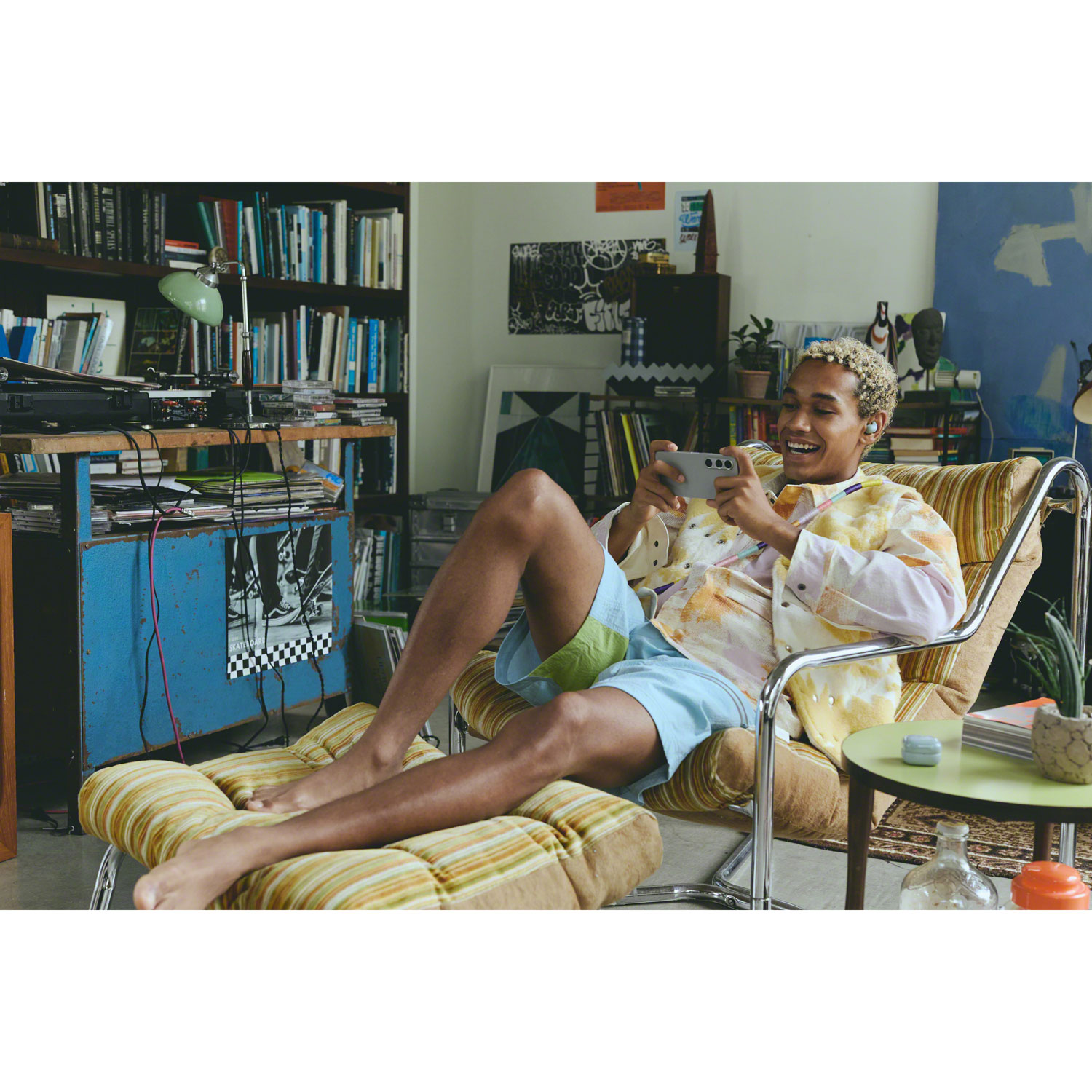 Sony LinkBuds Fit In-Ear Noise Cancelling True Wireless Earbuds -Green