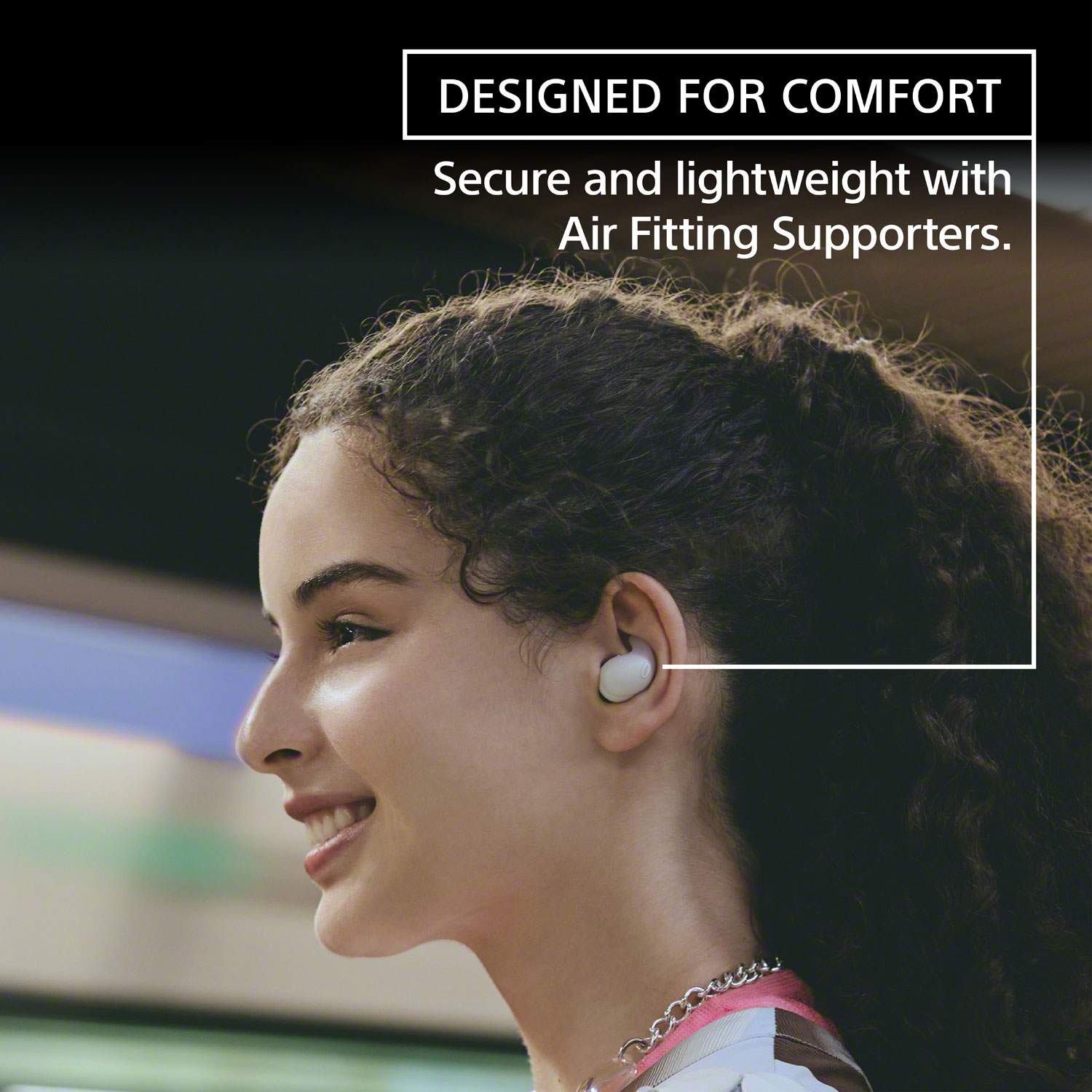 Sony LinkBuds Fit In-Ear Noise Cancelling True Wireless Earbuds -Black