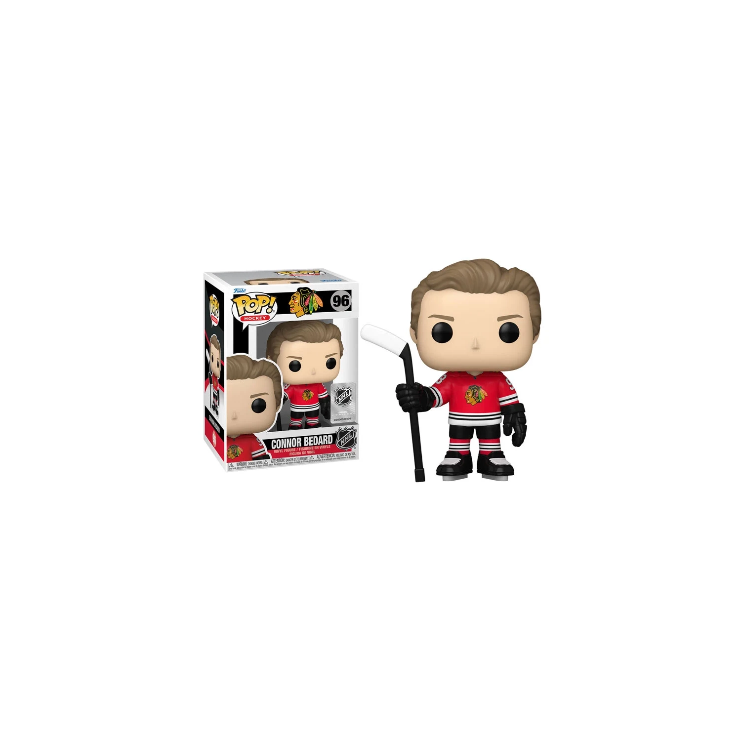 Funko Pop! Hockey NHL Vinyl Figure Connor Bedard #96 (Chicago Blackhawks)