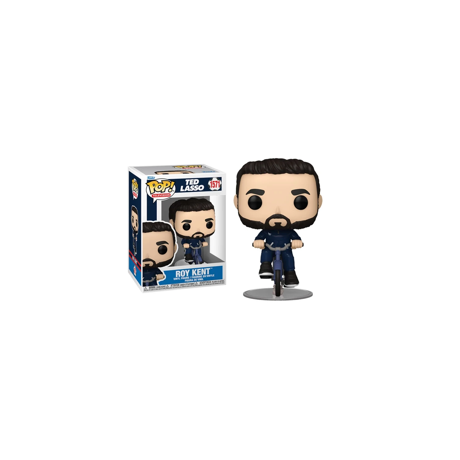 Figurine Pop! De Funko Télévision Ted Lasso, figurine en vinyle Roy Kent, no 1571