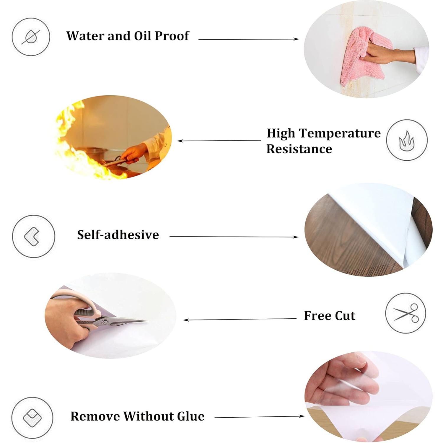 Clear Oil-Proof Kitchen Sticker 1roll Semi-Transparent Film,Kitchen Greaseproof Sticker Clear Wall Renovation Waterproof Wall Sticker, Oil-Proof Wall