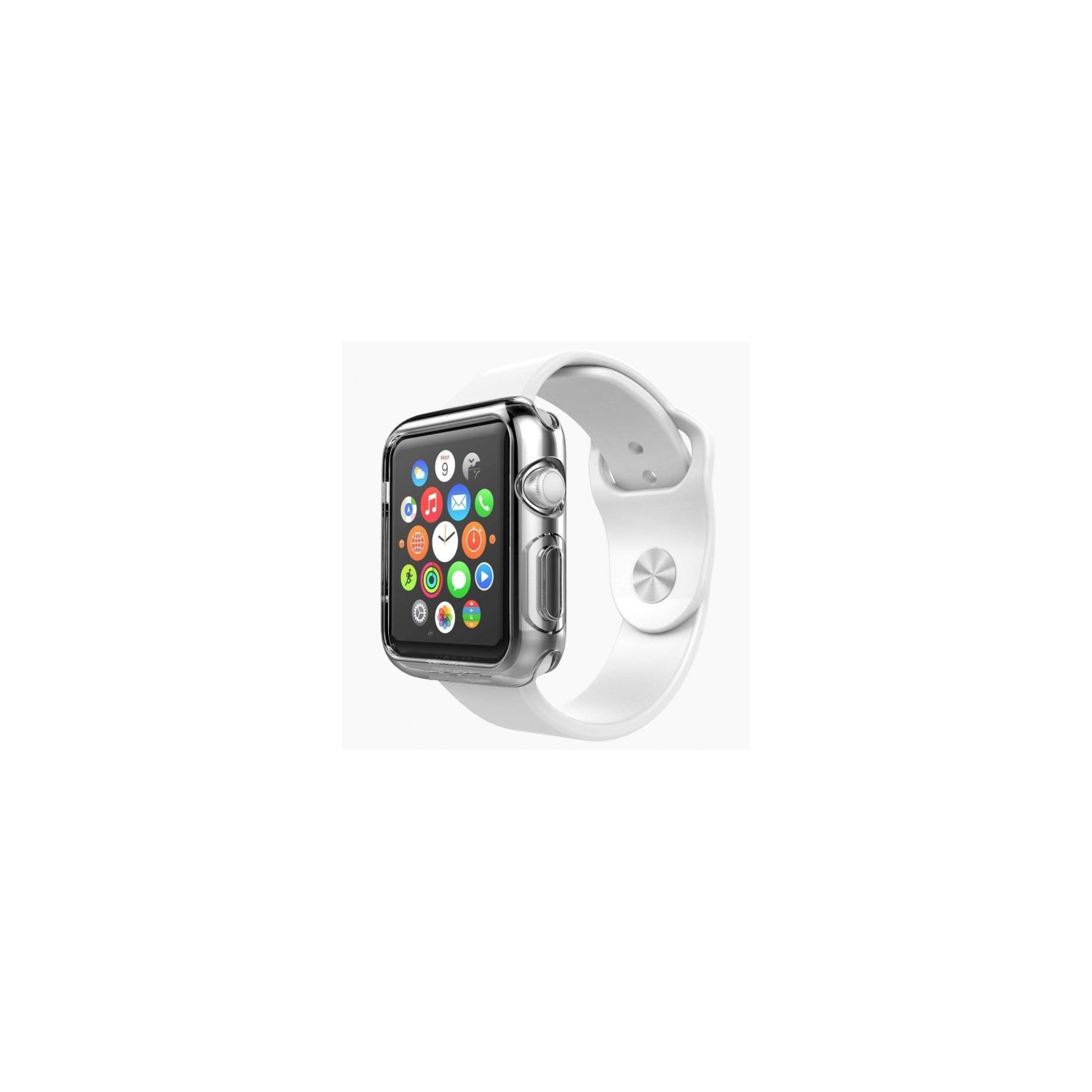 Compatible avec l'étui en TPUR transparent 42/38&nbsp;mm-38&nbsp;mm d'iWatch 2/3