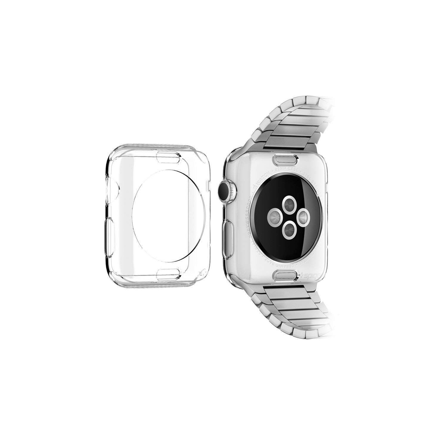 Compatible avec l'étui en TPUR transparent 42/38&nbsp;mm-38&nbsp;mm d'iWatch 2/3