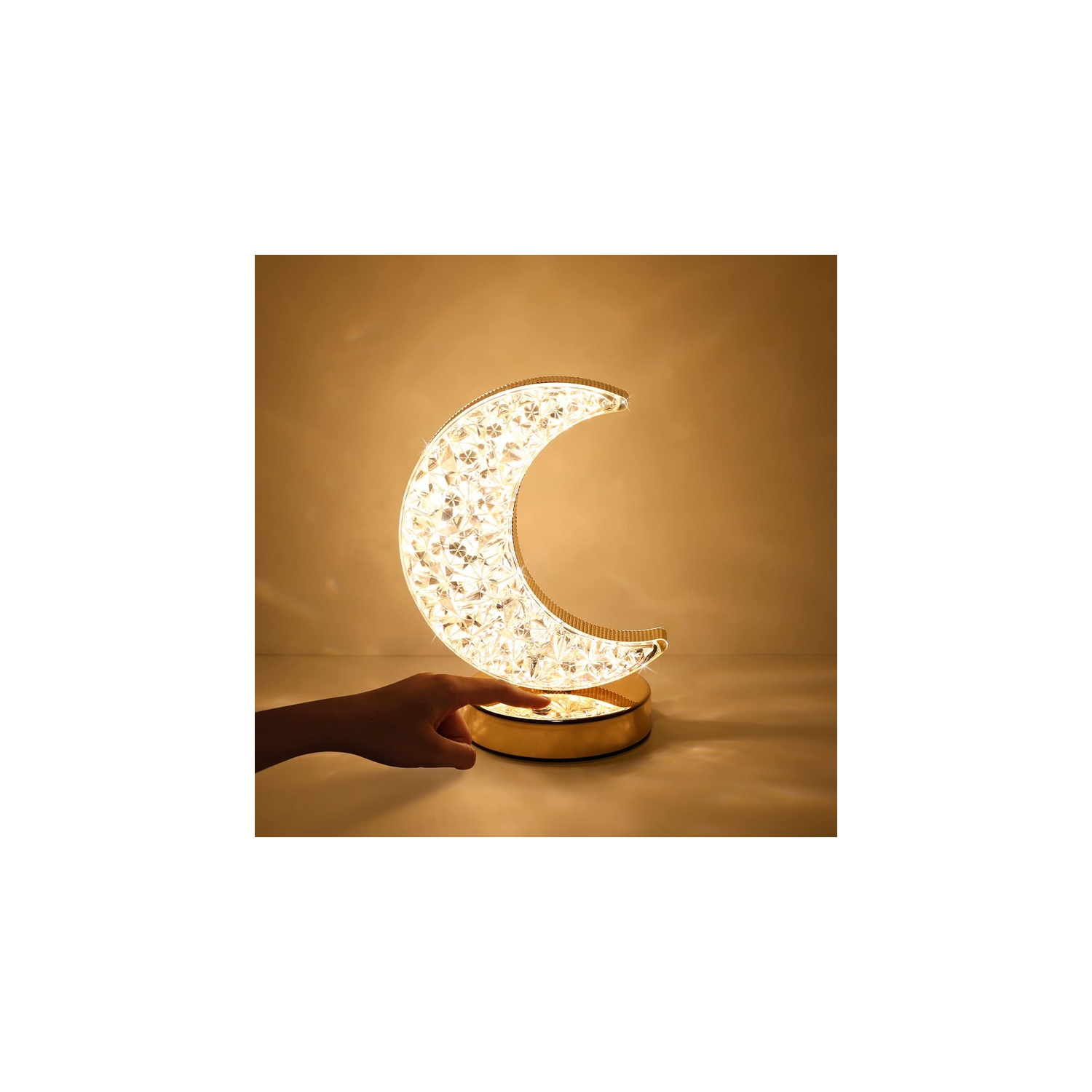 Lampe de table décorative, 3 modes de couleur, lampe de table rechargeable, lampe tactile sans fil à intensité réglable, jolie veilleuse pour chambre