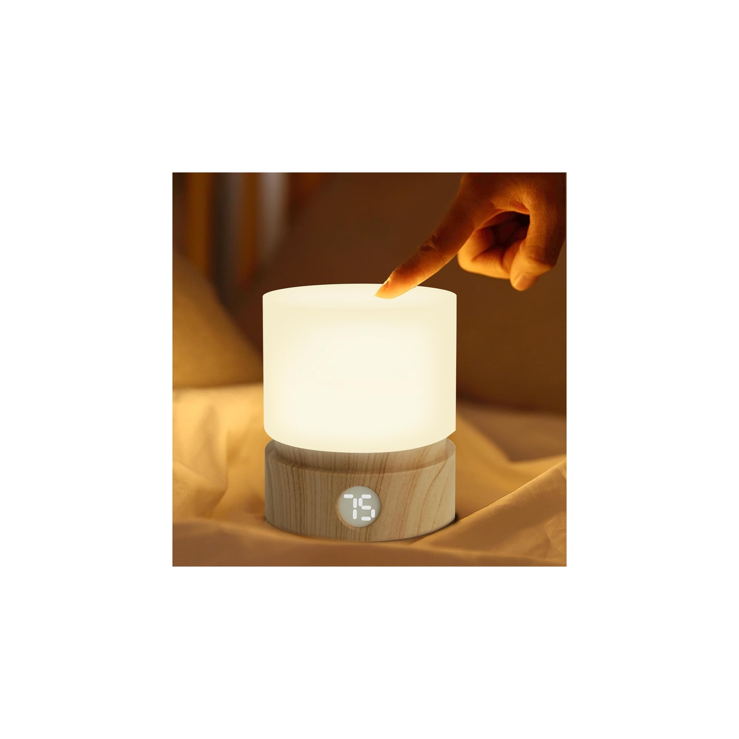 Petite lampe de table, veilleuse portative à intensité réglable avec minuterie pour enfants, 3000K lampes à DEL, petites lampes de chevet pour