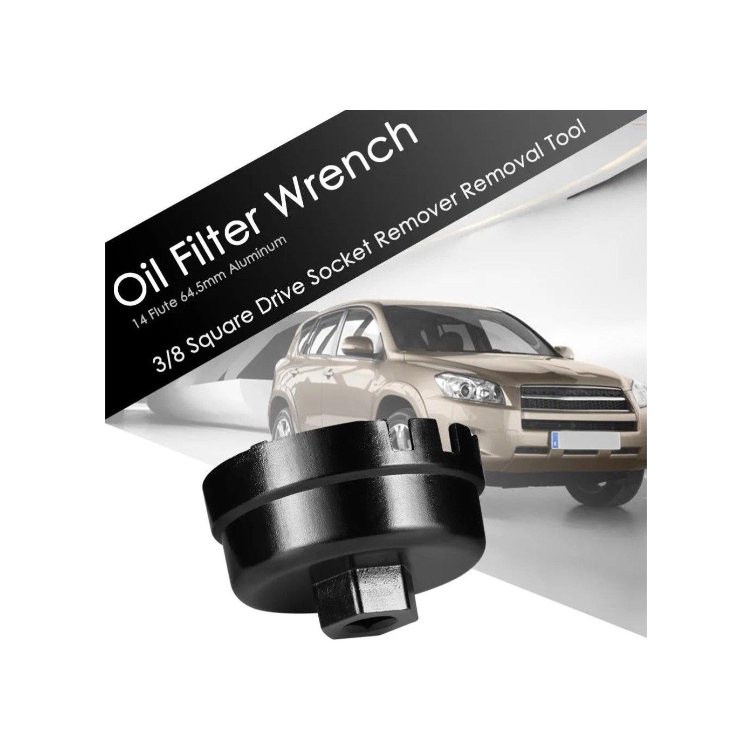 Oil Filter Cap Wrench Socket Cup Remover Tool 64.5 mm 14Flutes