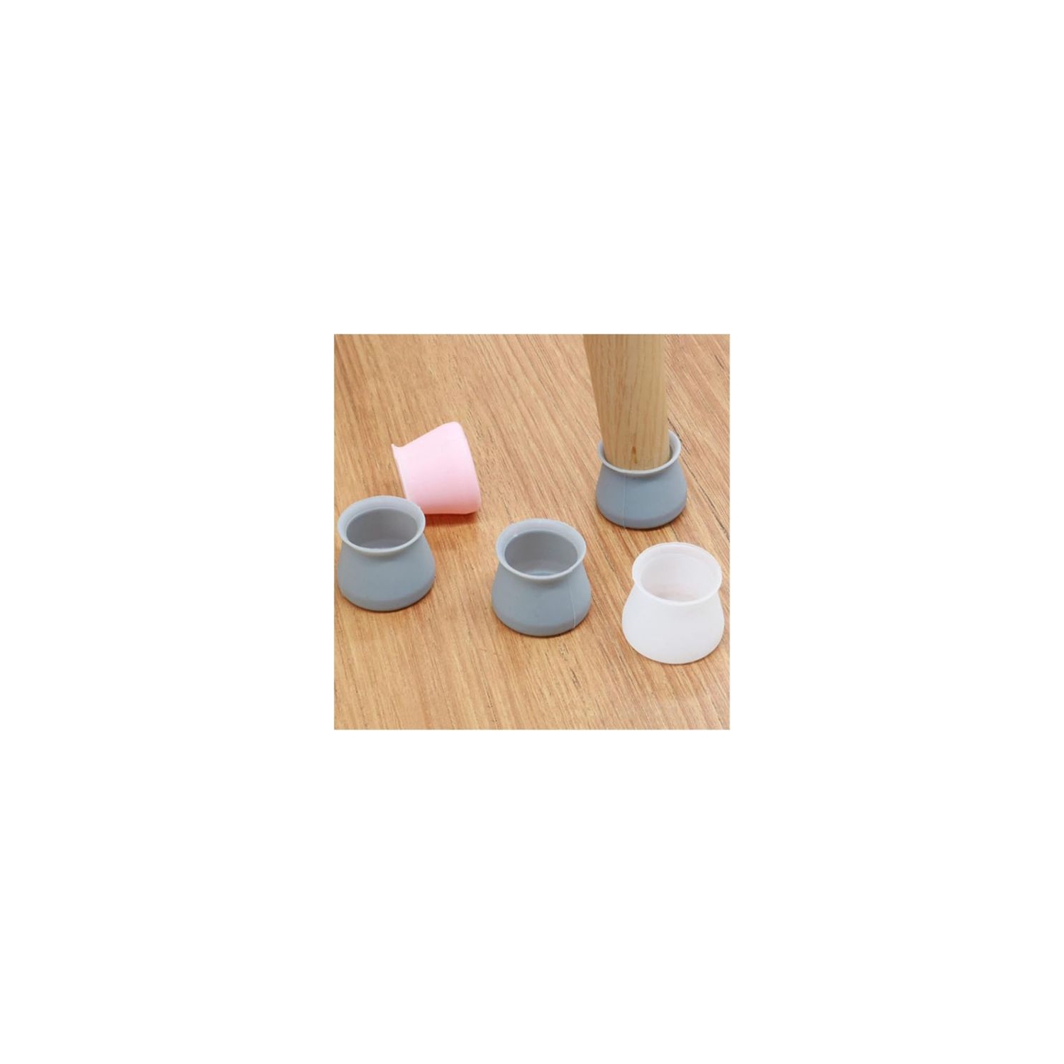 Embouts de pattes de chaise en silicone – Protégez les pattes du meuble et évitez de glisser