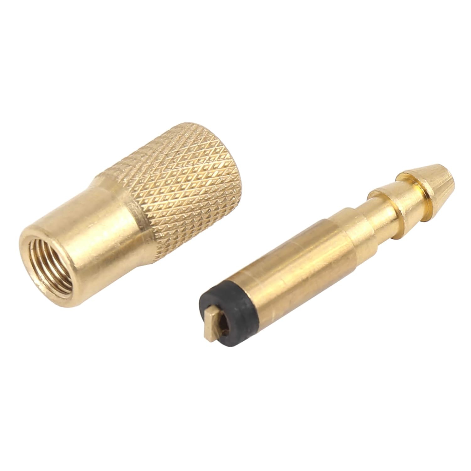 Adaptateur de mandrin pneumatique pompe à compresseur de mandrin de pneu Accessoires Gold Tone pour véhicule