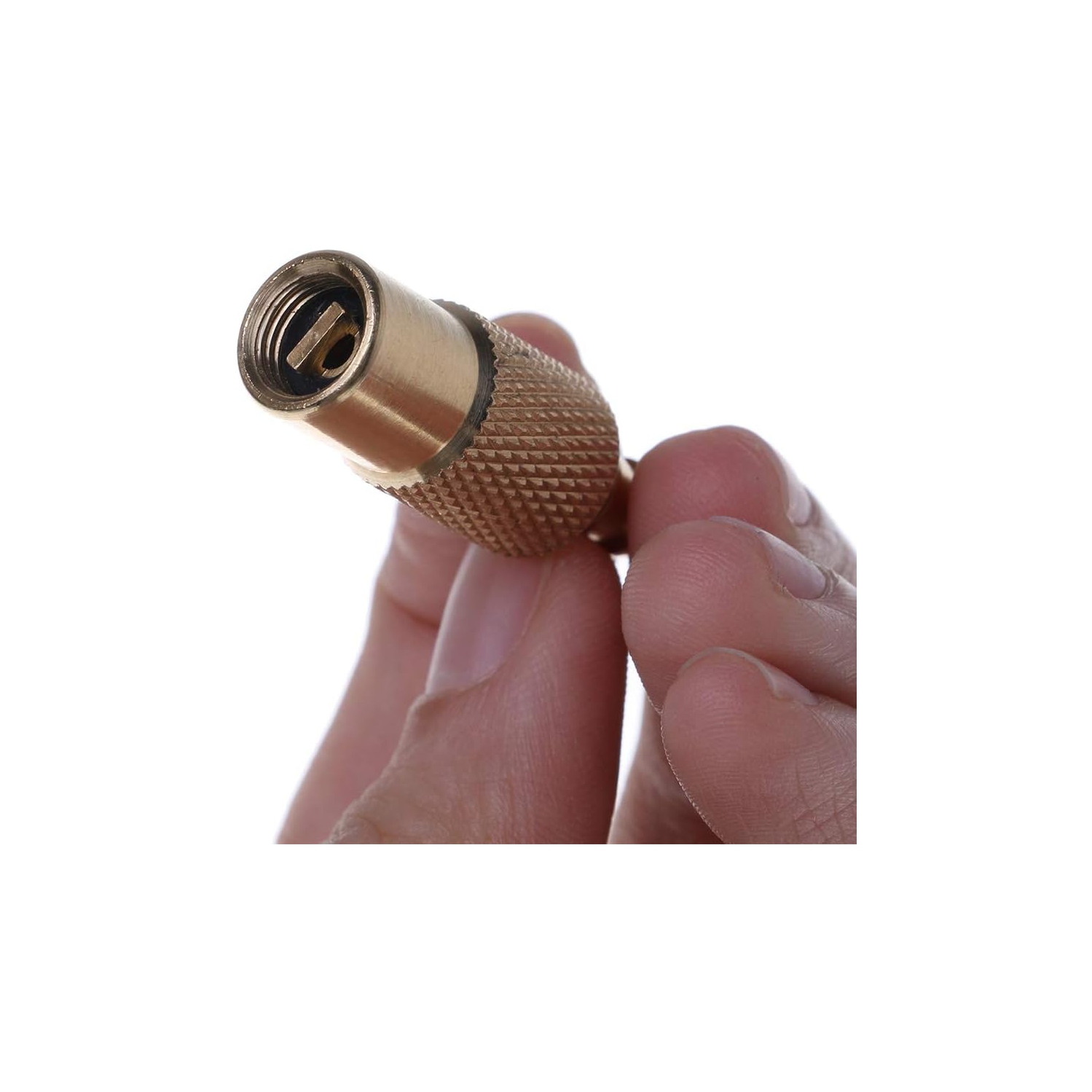 Adaptateur de mandrin pneumatique pompe à compresseur de mandrin de pneu Accessoires Gold Tone pour véhicule